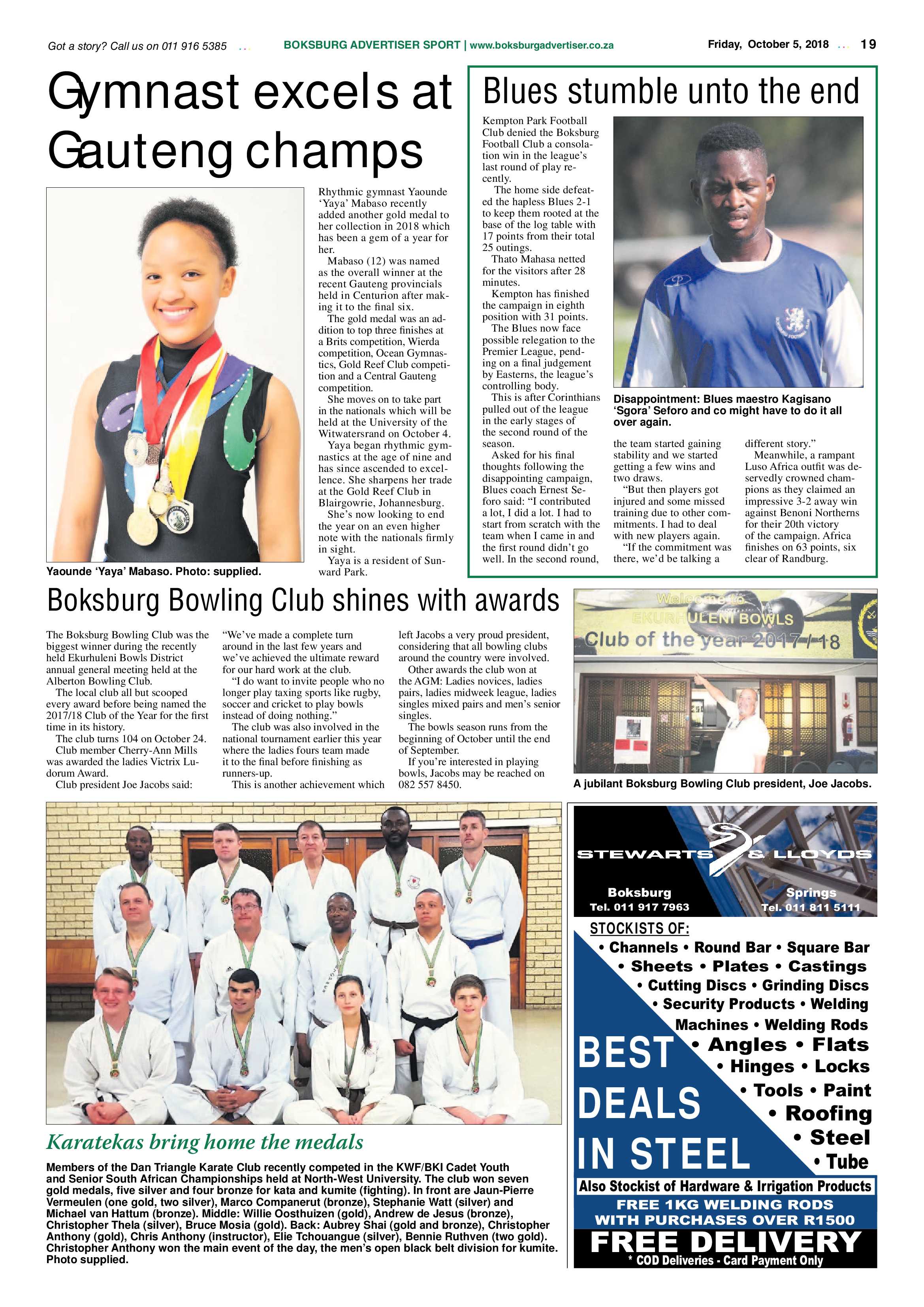 Boksburg Advertiser 02 October 2018 page 19