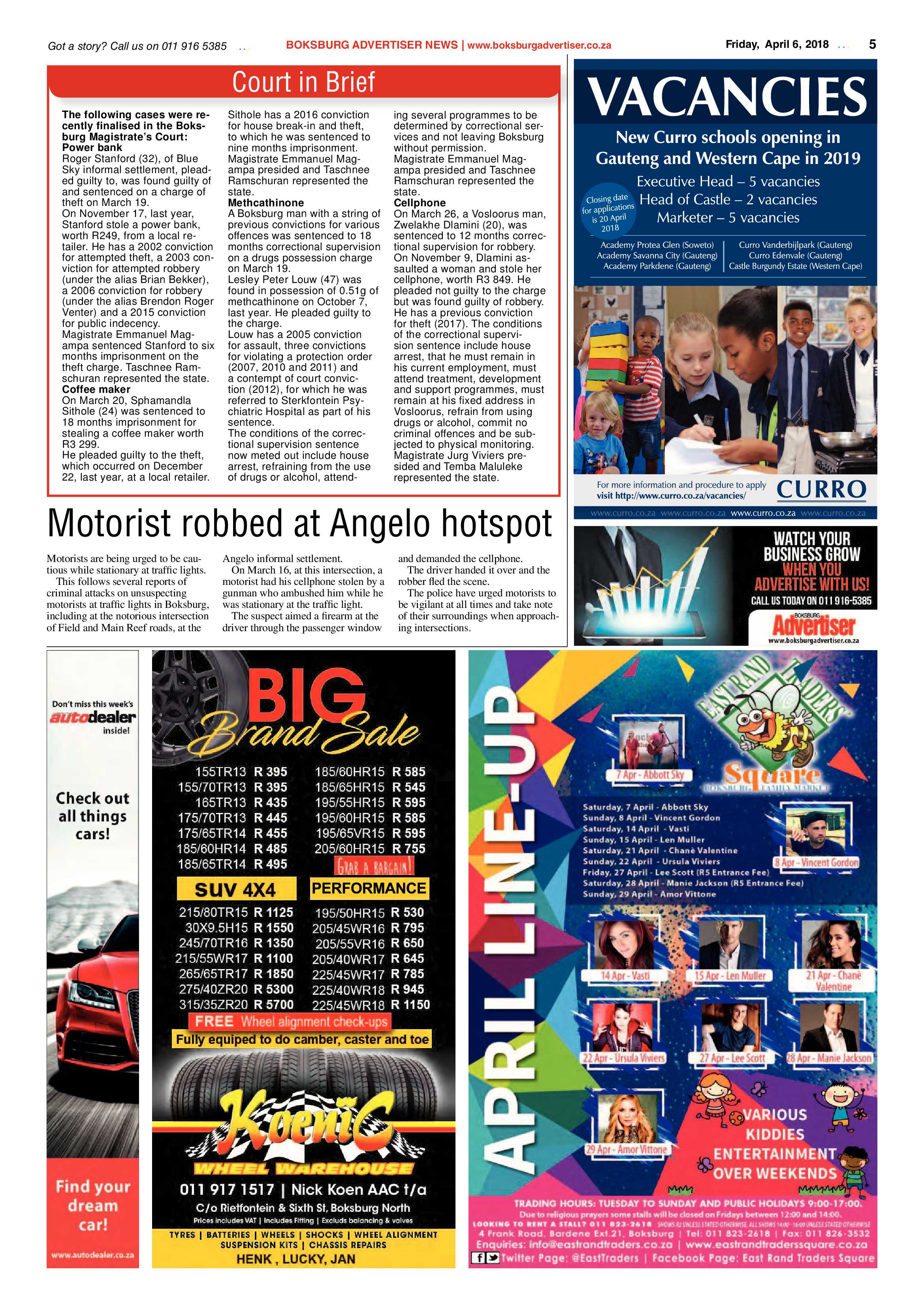 Boksburg Advertiser 03 April 2018 page 5
