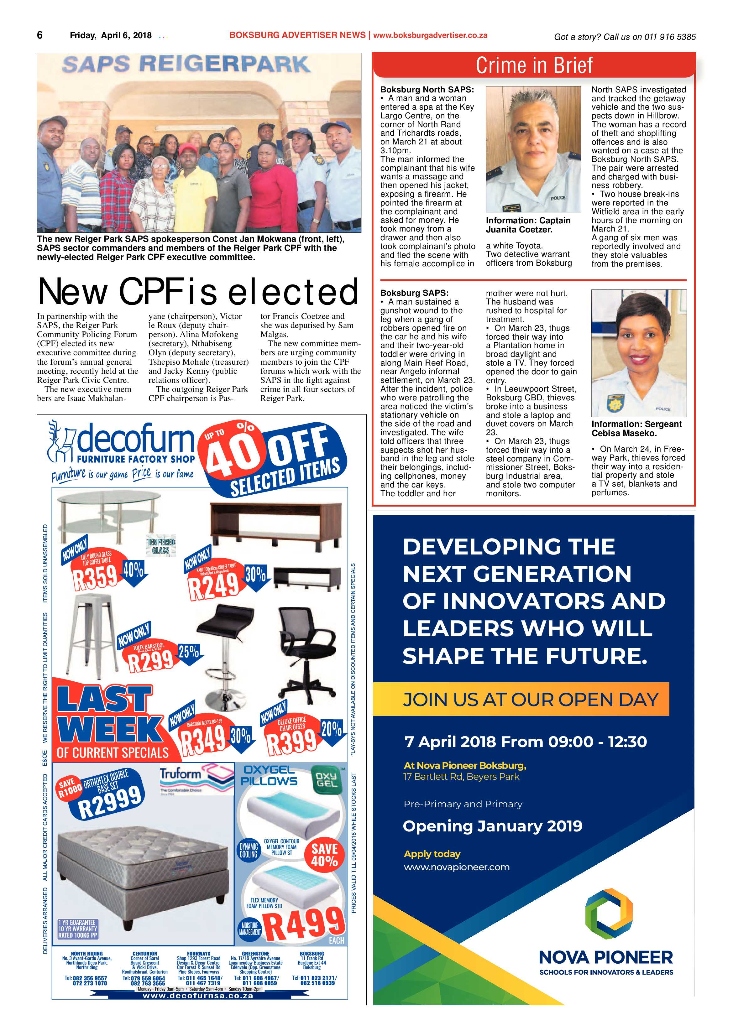 Boksburg Advertiser 03 April 2018 page 6