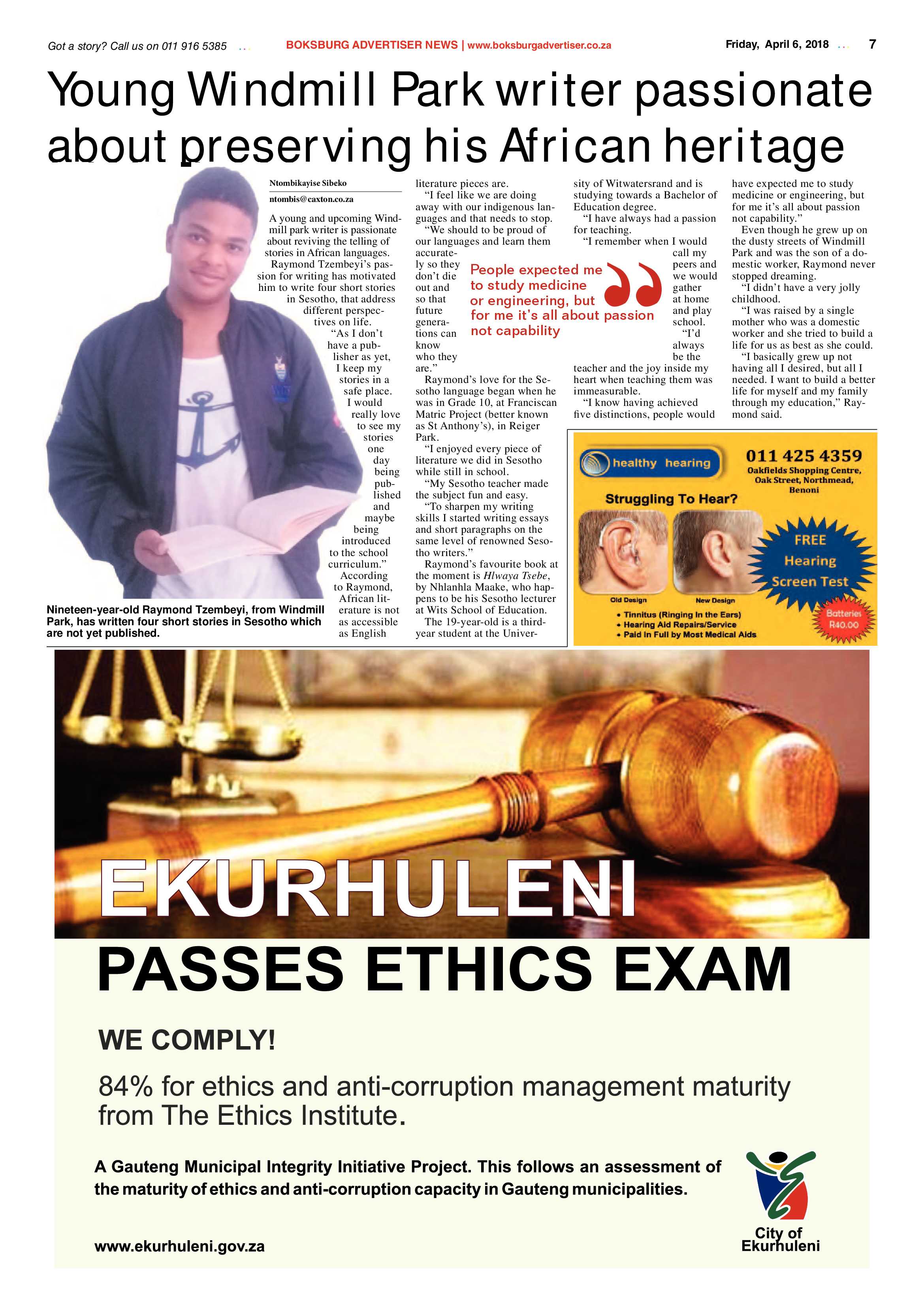 Boksburg Advertiser 03 April 2018 page 7