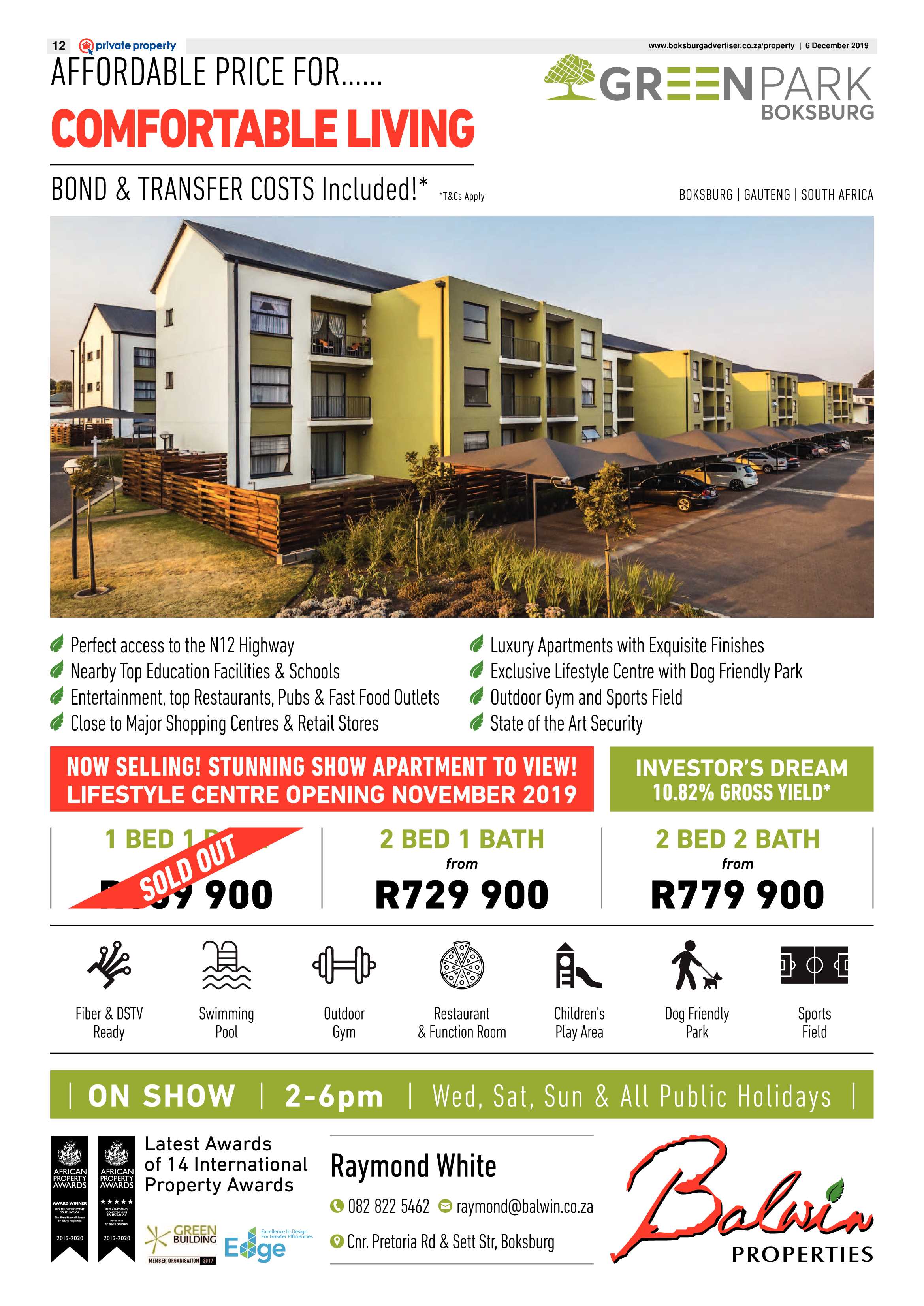 Boksburg Advertiser 03 December 2019 page 12