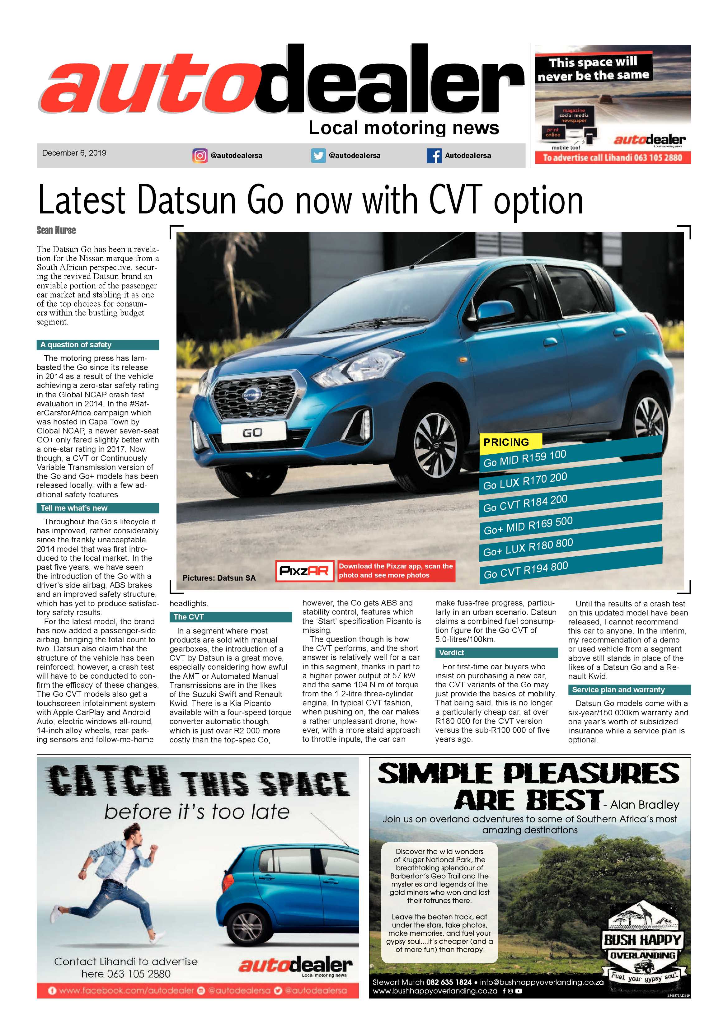 Boksburg Advertiser 03 December 2019 page 13