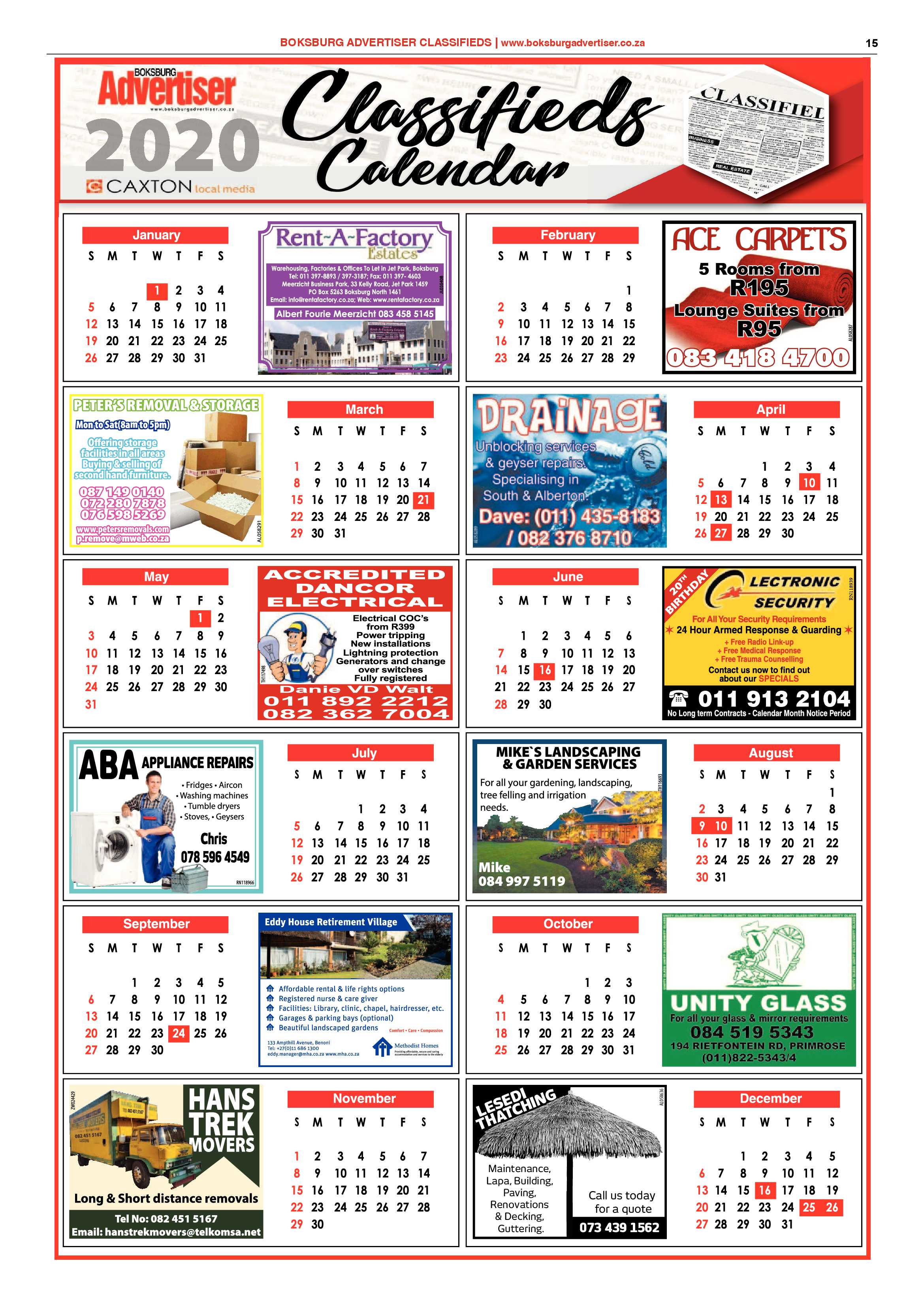 Boksburg Advertiser 03 December 2019 page 15