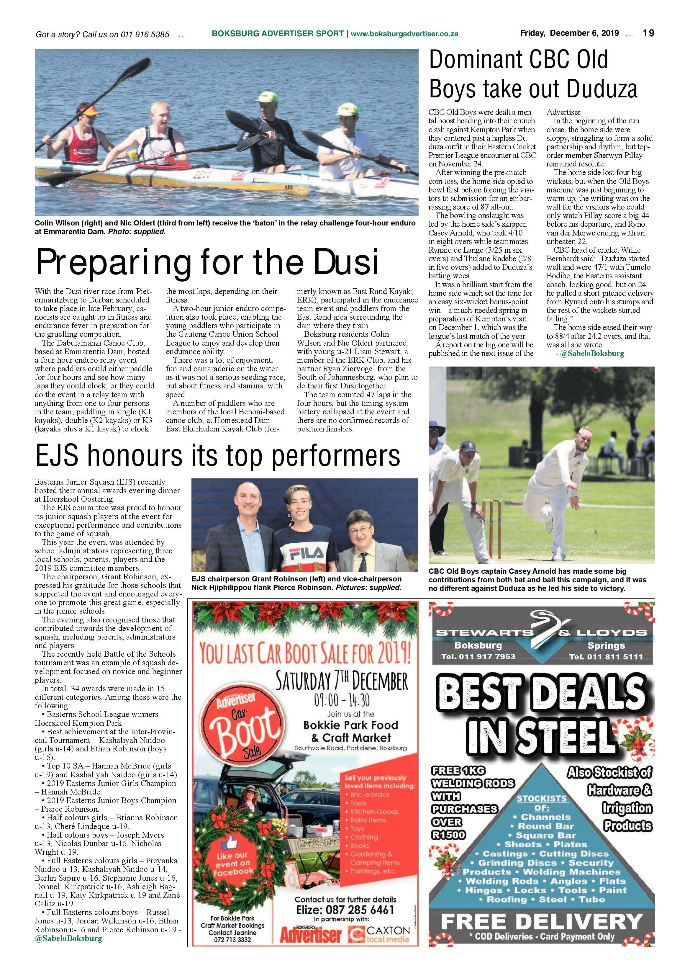 Boksburg Advertiser 03 December 2019 page 19