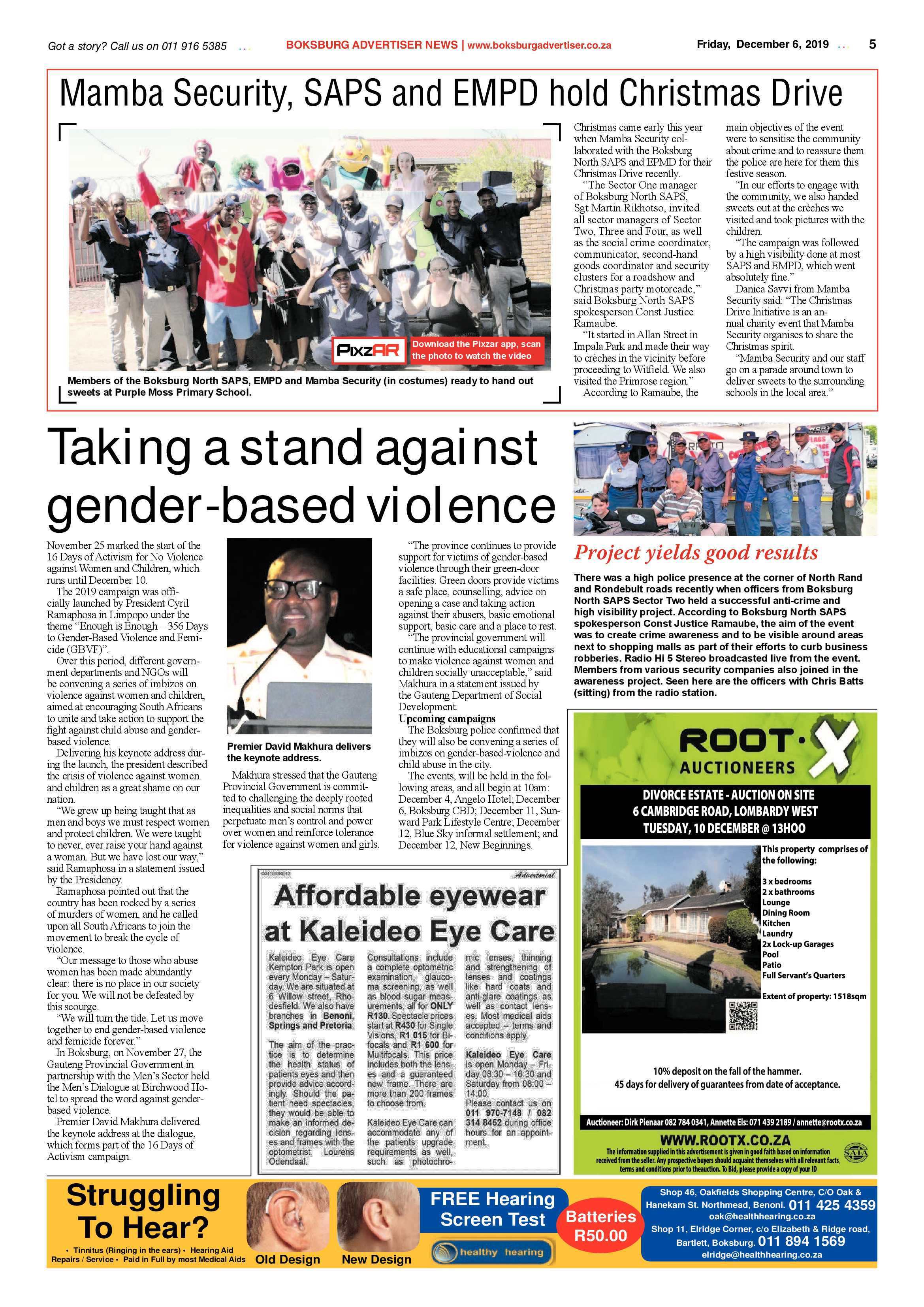 Boksburg Advertiser 03 December 2019 page 5