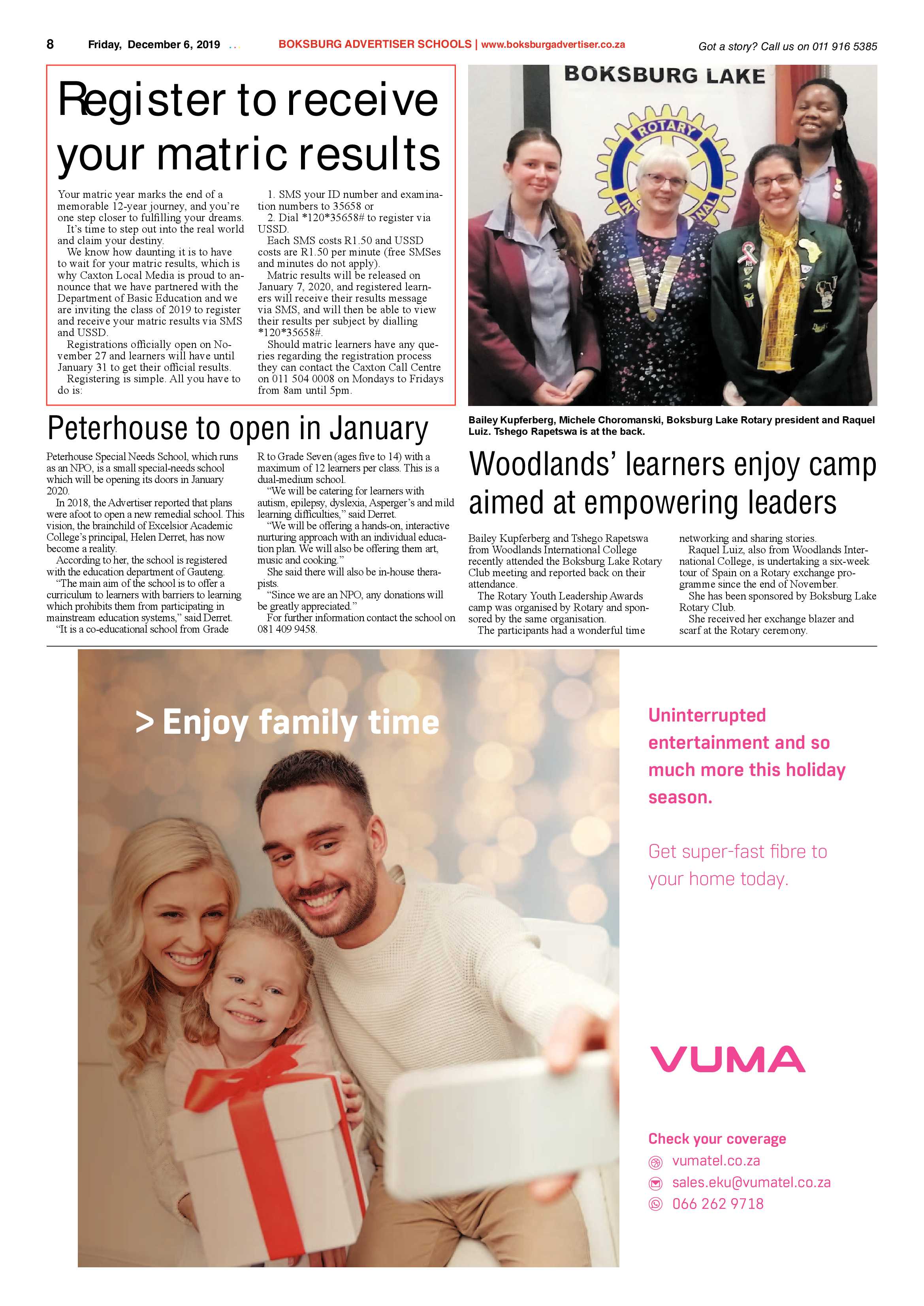 Boksburg Advertiser 03 December 2019 page 8