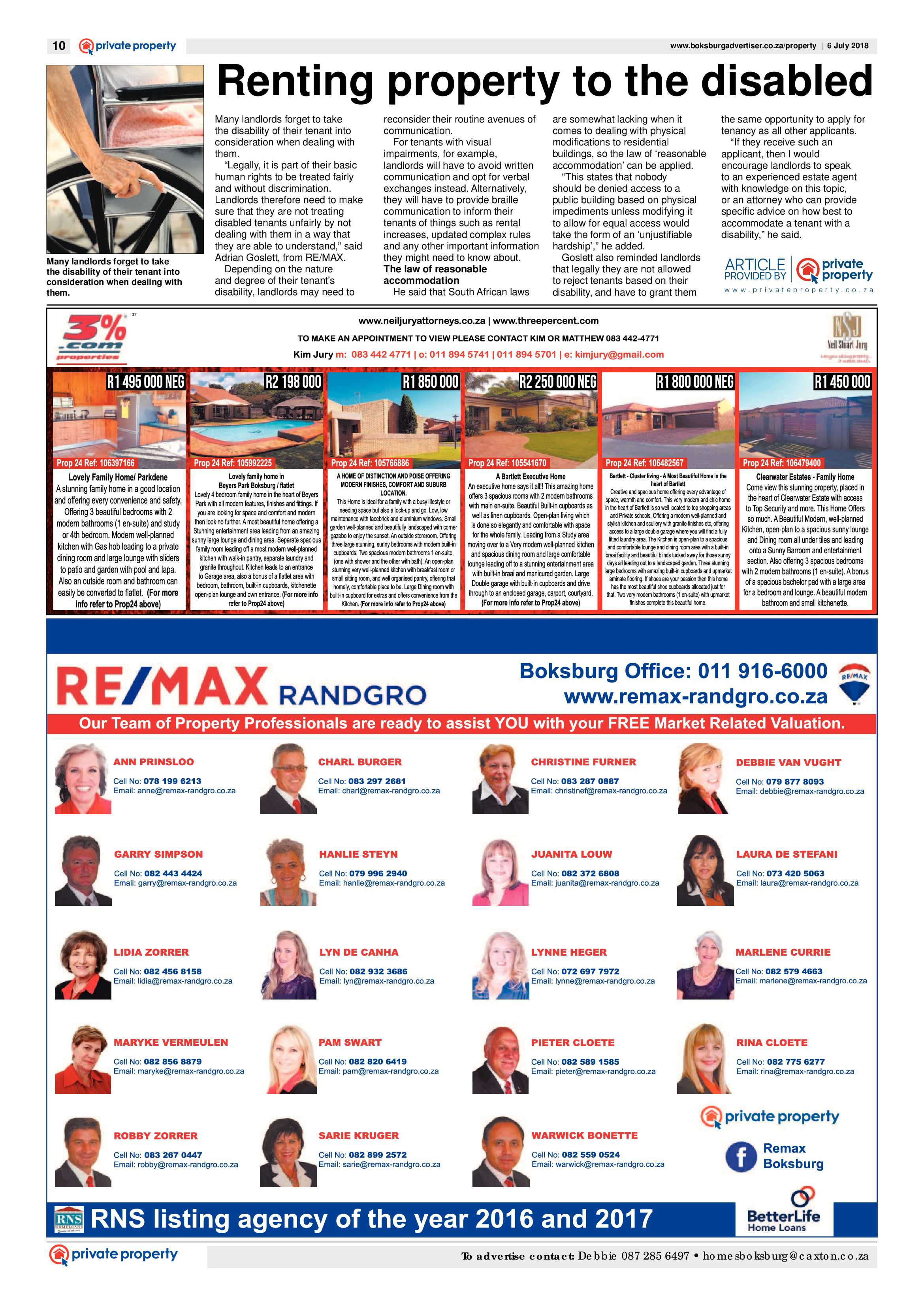 Boksburg Advertiser 03 July 2018 page 10