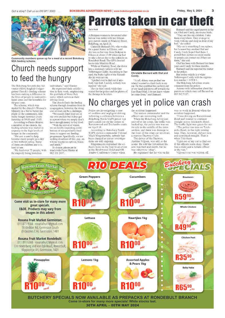 Boksburg Advertiser 03 May 2024 page 3
