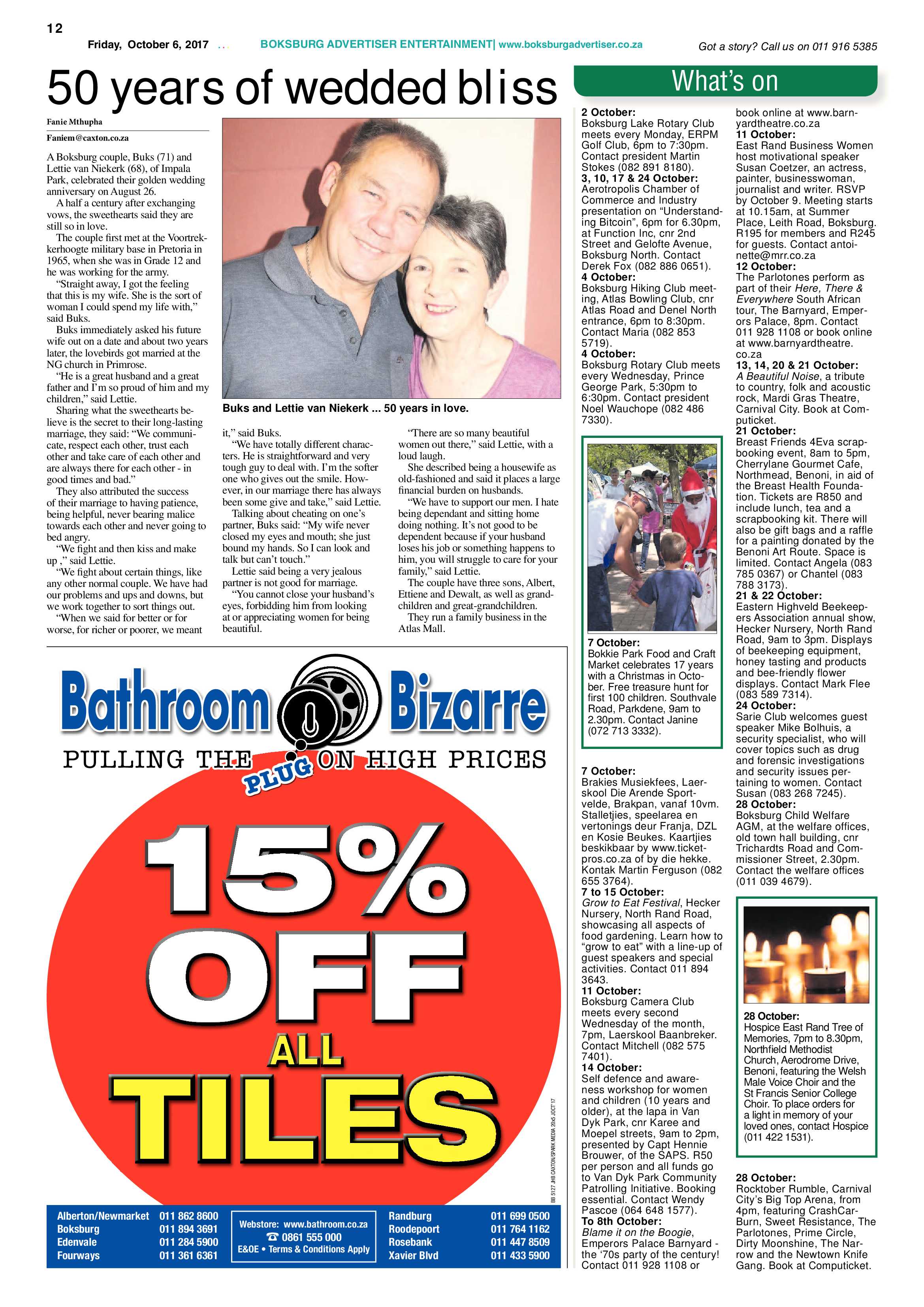 Boksburg Advertiser 03 October 2017 page 12