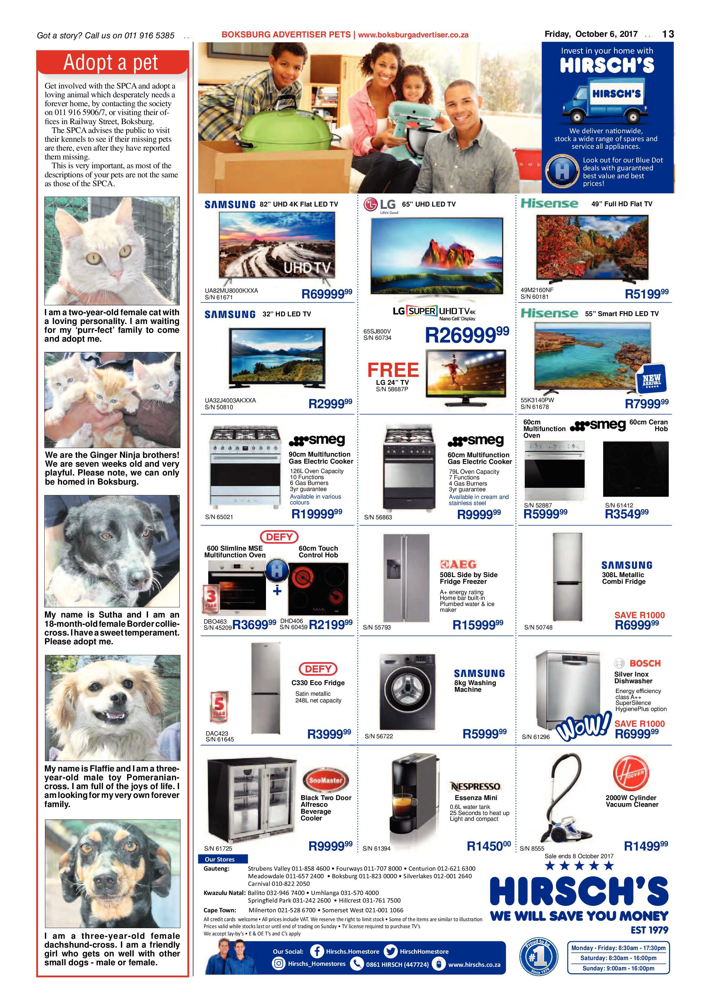 Boksburg Advertiser 03 October 2017 page 13