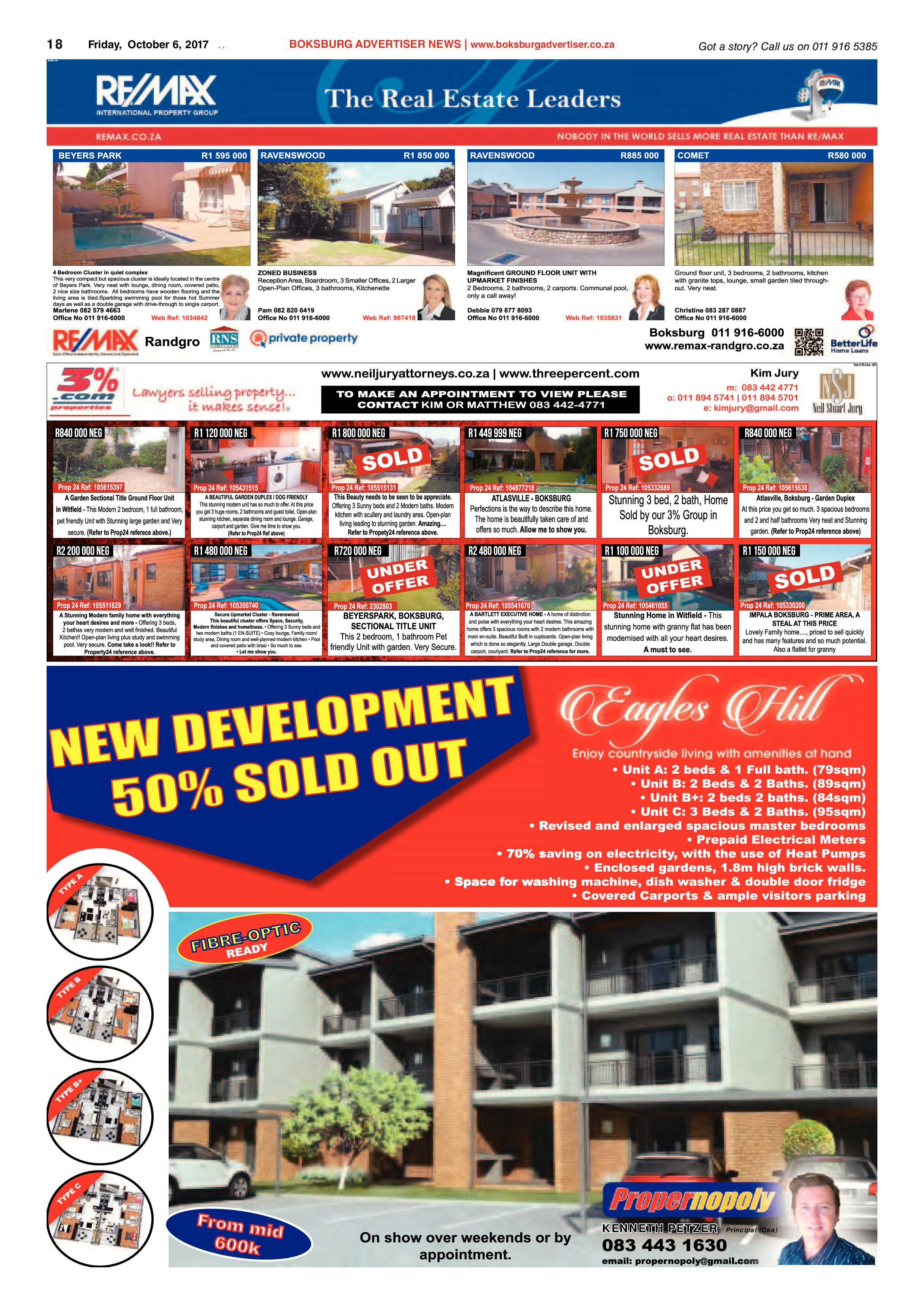 Boksburg Advertiser 03 October 2017 page 18