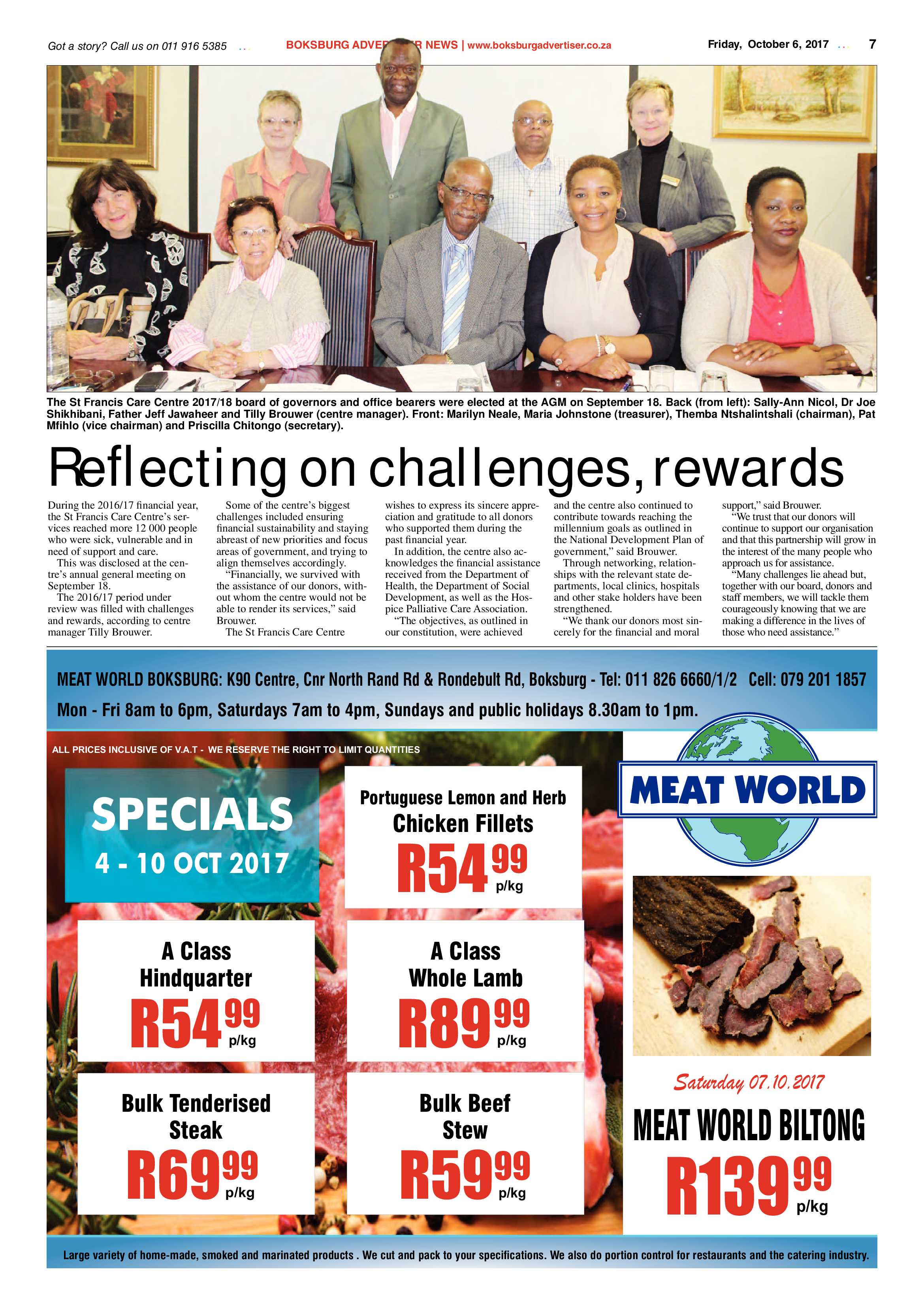 Boksburg Advertiser 03 October 2017 page 7