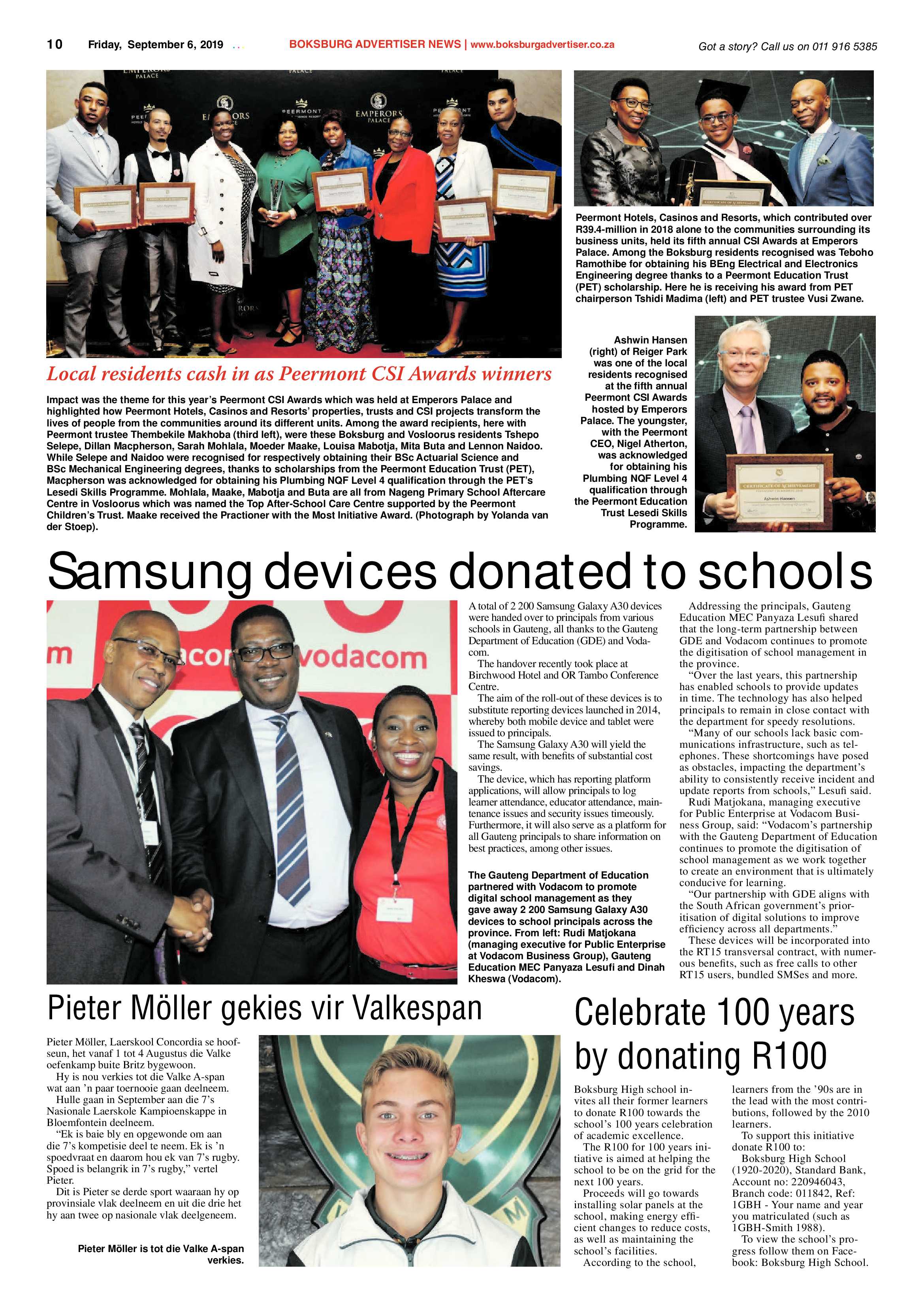 Boksburg Advertiser 03 September 2019 page 10