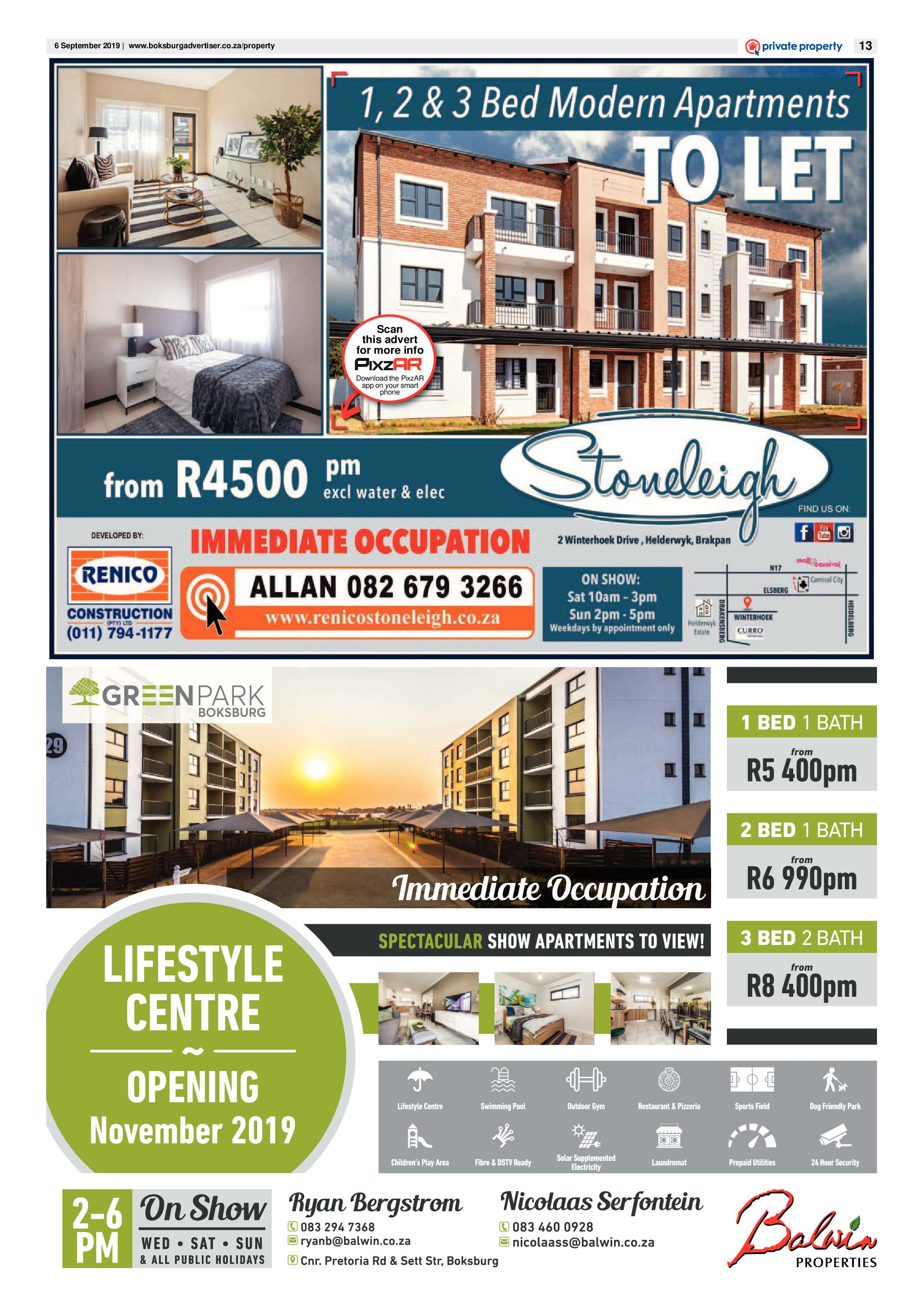 Boksburg Advertiser 03 September 2019 page 13