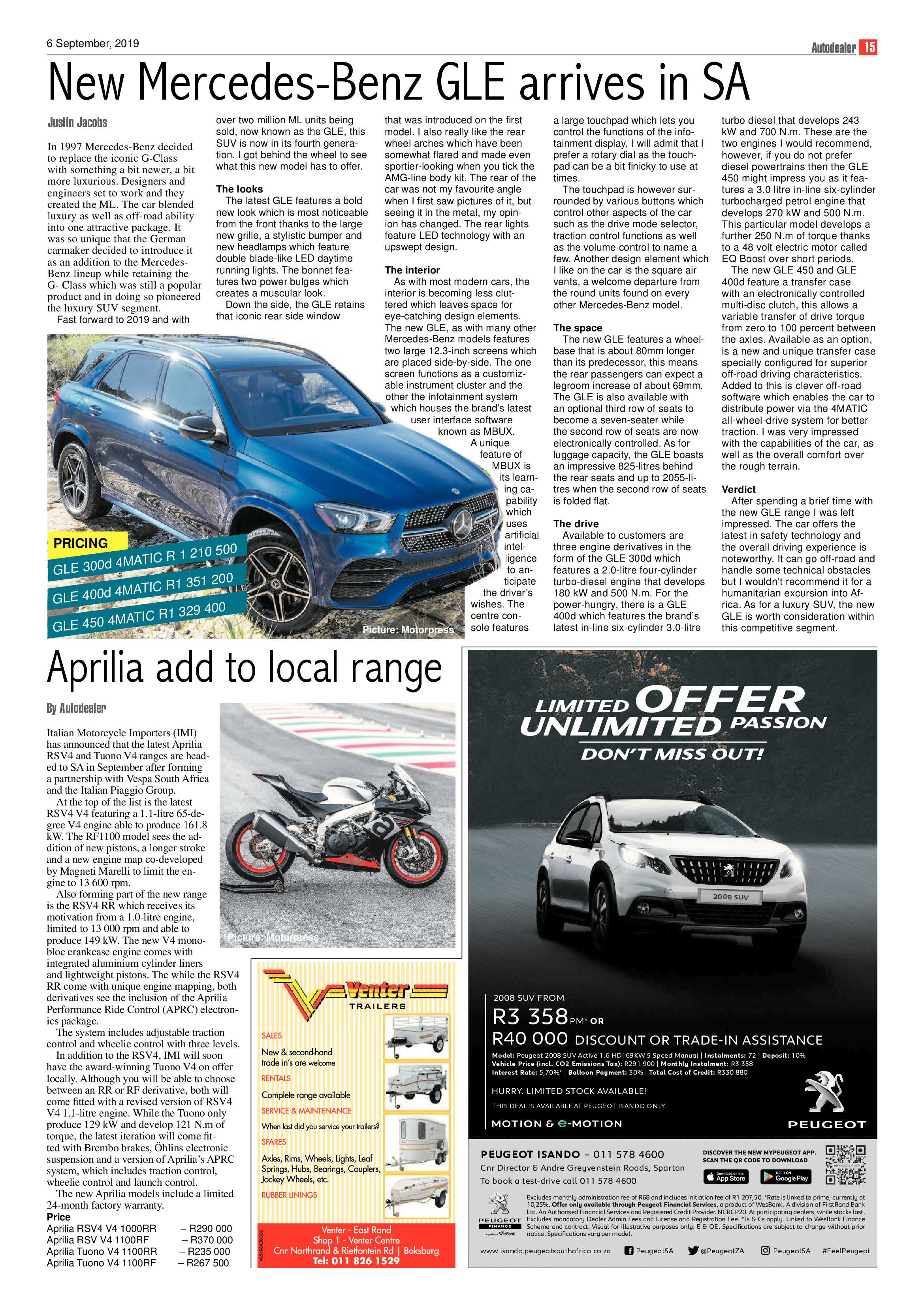 Boksburg Advertiser 03 September 2019 page 15