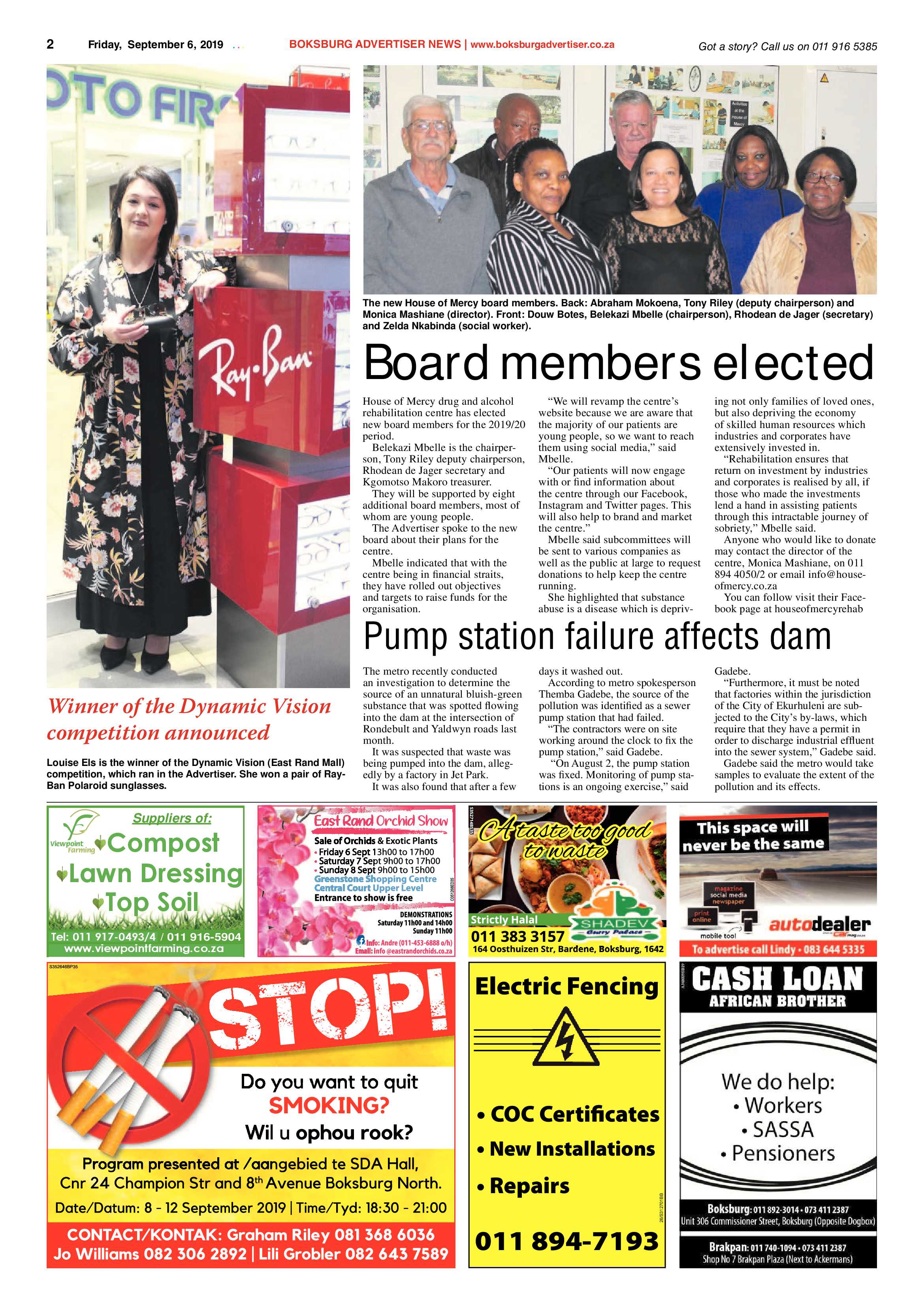 Boksburg Advertiser 03 September 2019 page 2