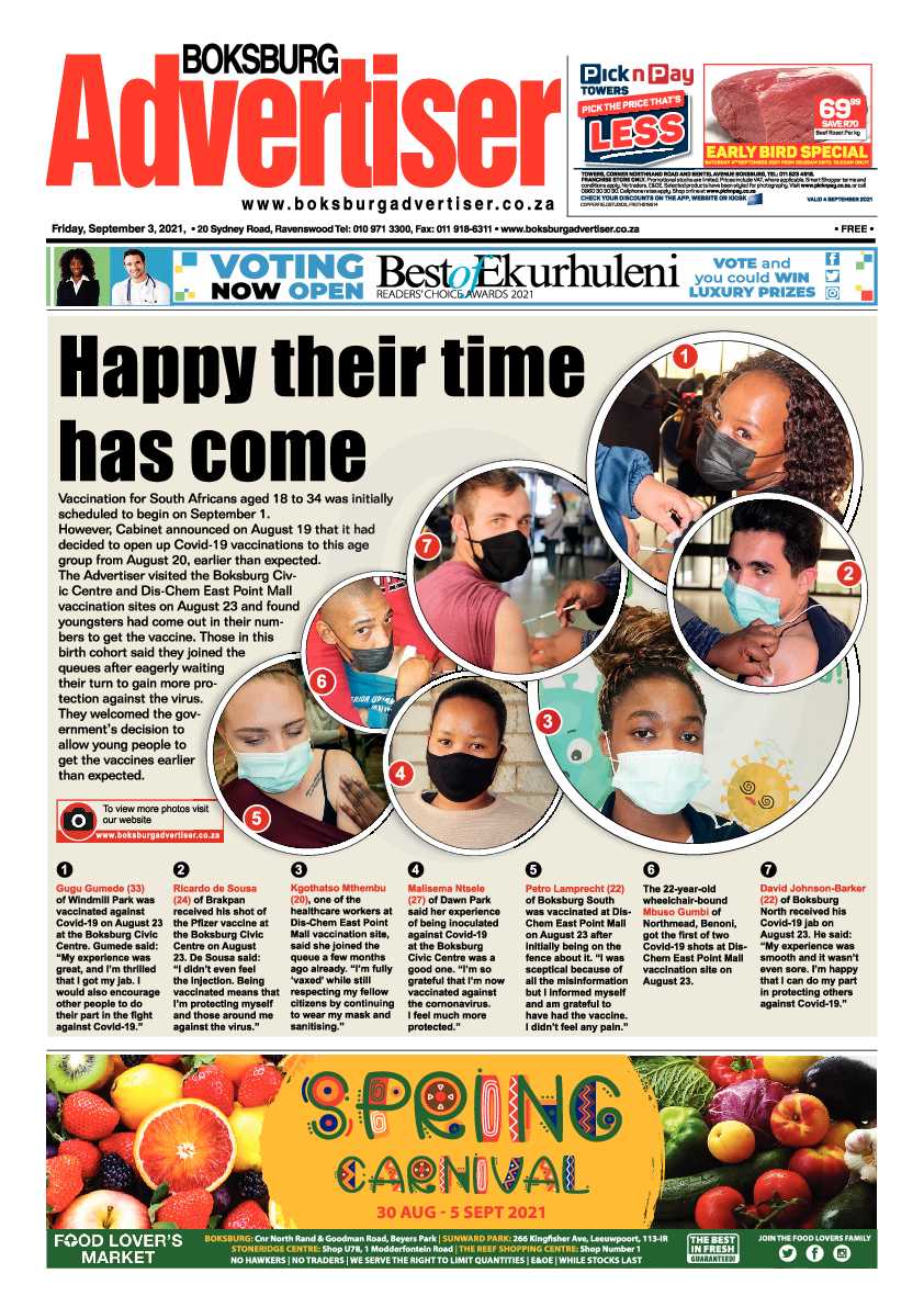 Boksburg Advertiser 03 September 2021 page 3