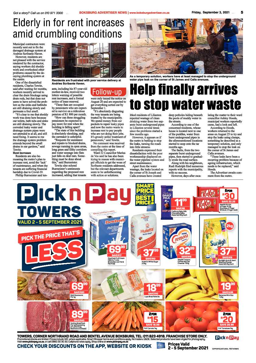 Boksburg Advertiser 03 September 2021 page 7