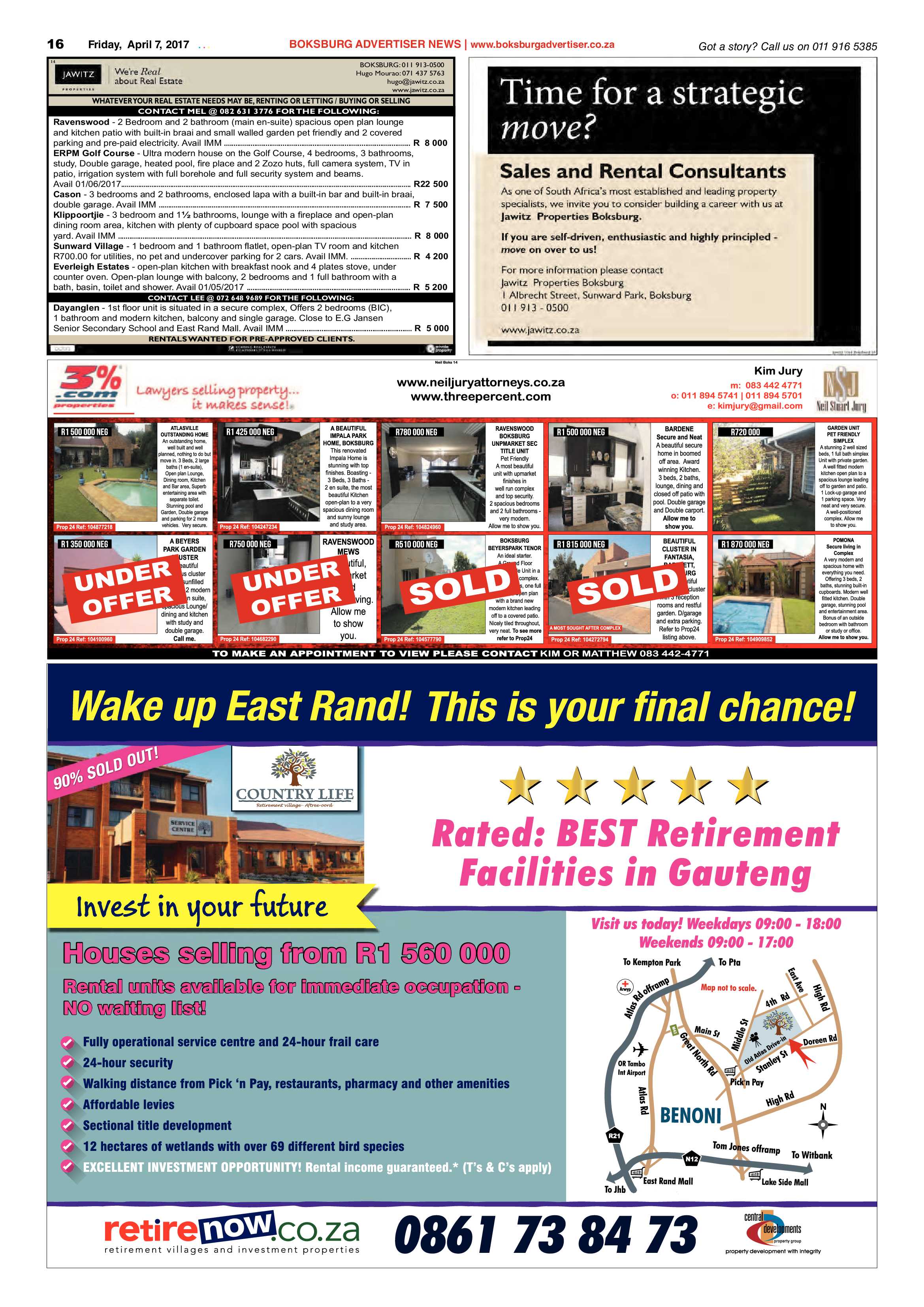 Boksburg Advertiser 04 April 2017 page 16
