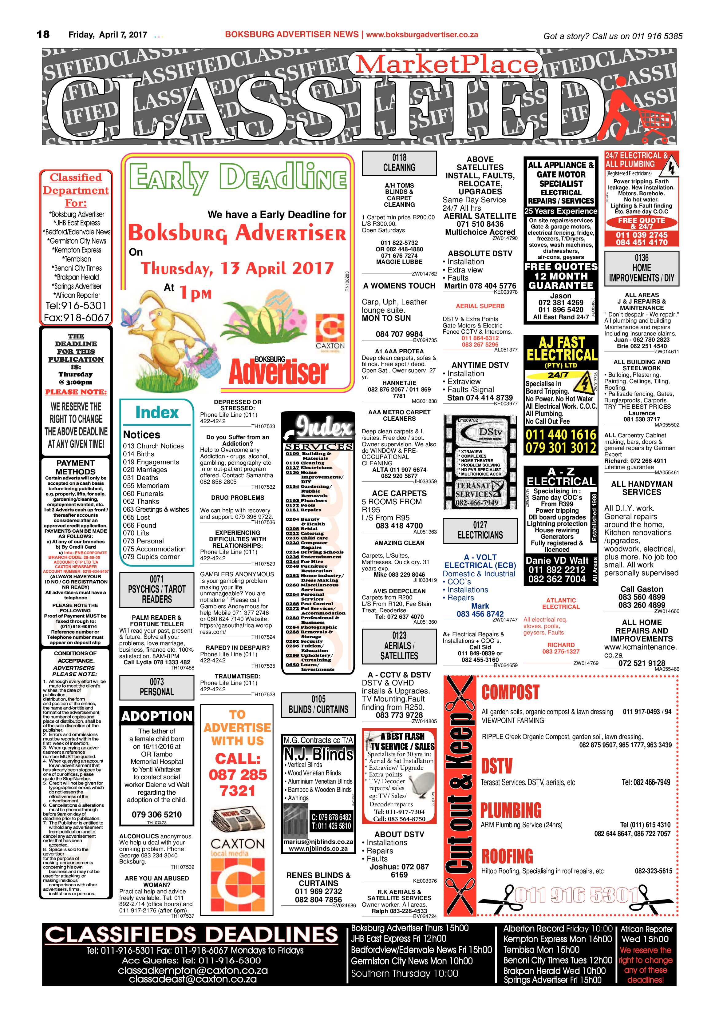 Boksburg Advertiser 04 April 2017 page 18