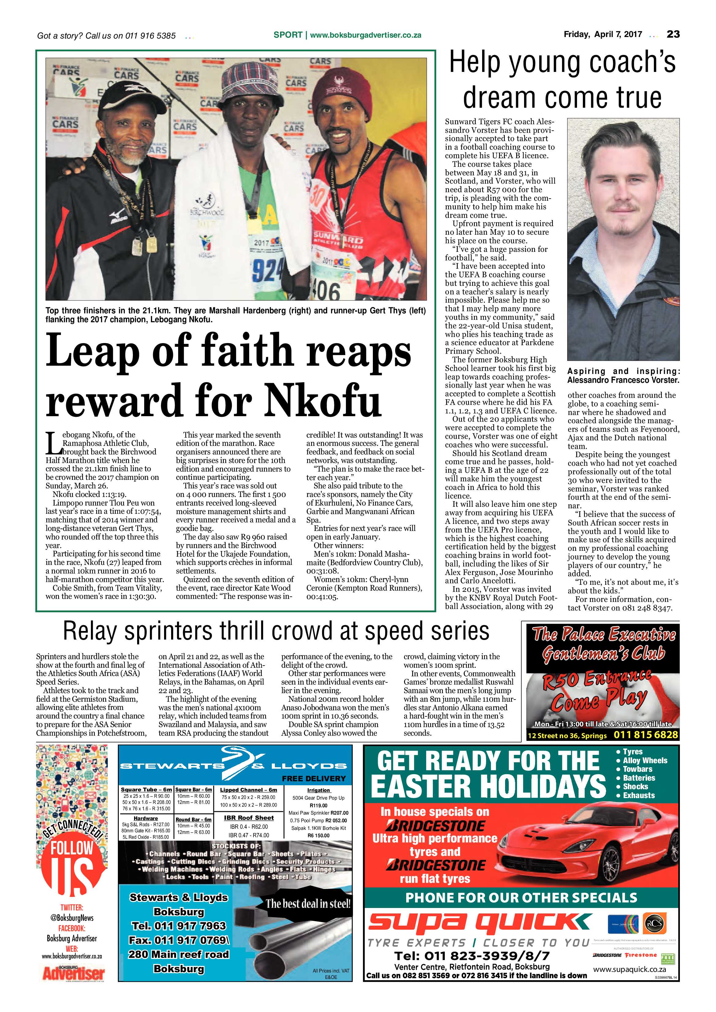 Boksburg Advertiser 04 April 2017 page 23