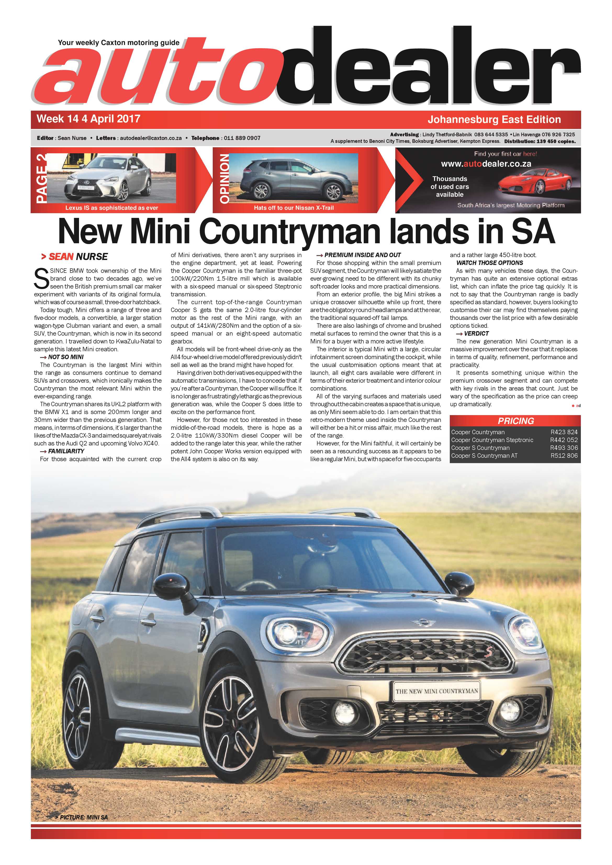 Boksburg Advertiser 04 April 2017 page 25