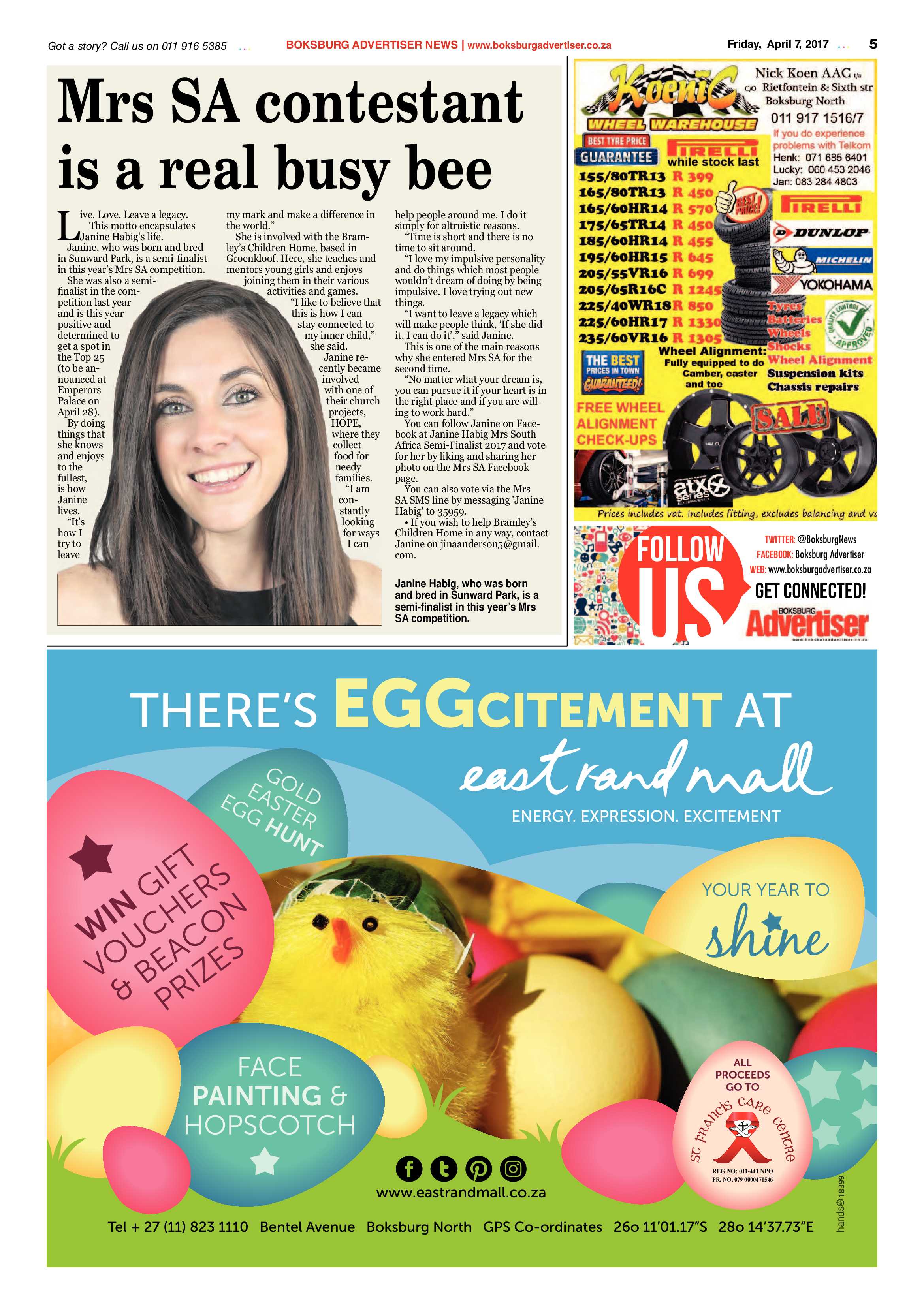 Boksburg Advertiser 04 April 2017 page 5