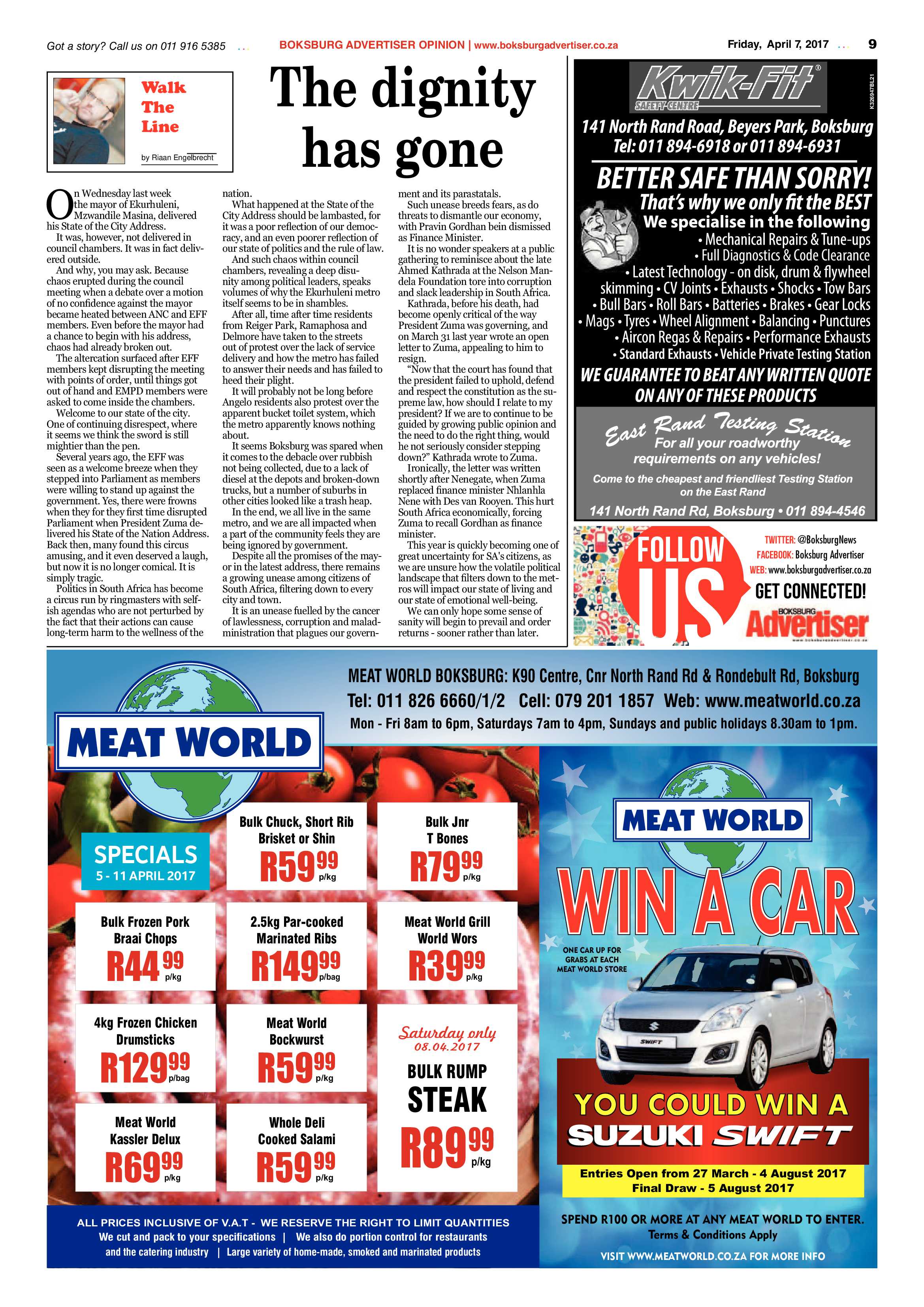 Boksburg Advertiser 04 April 2017 page 9