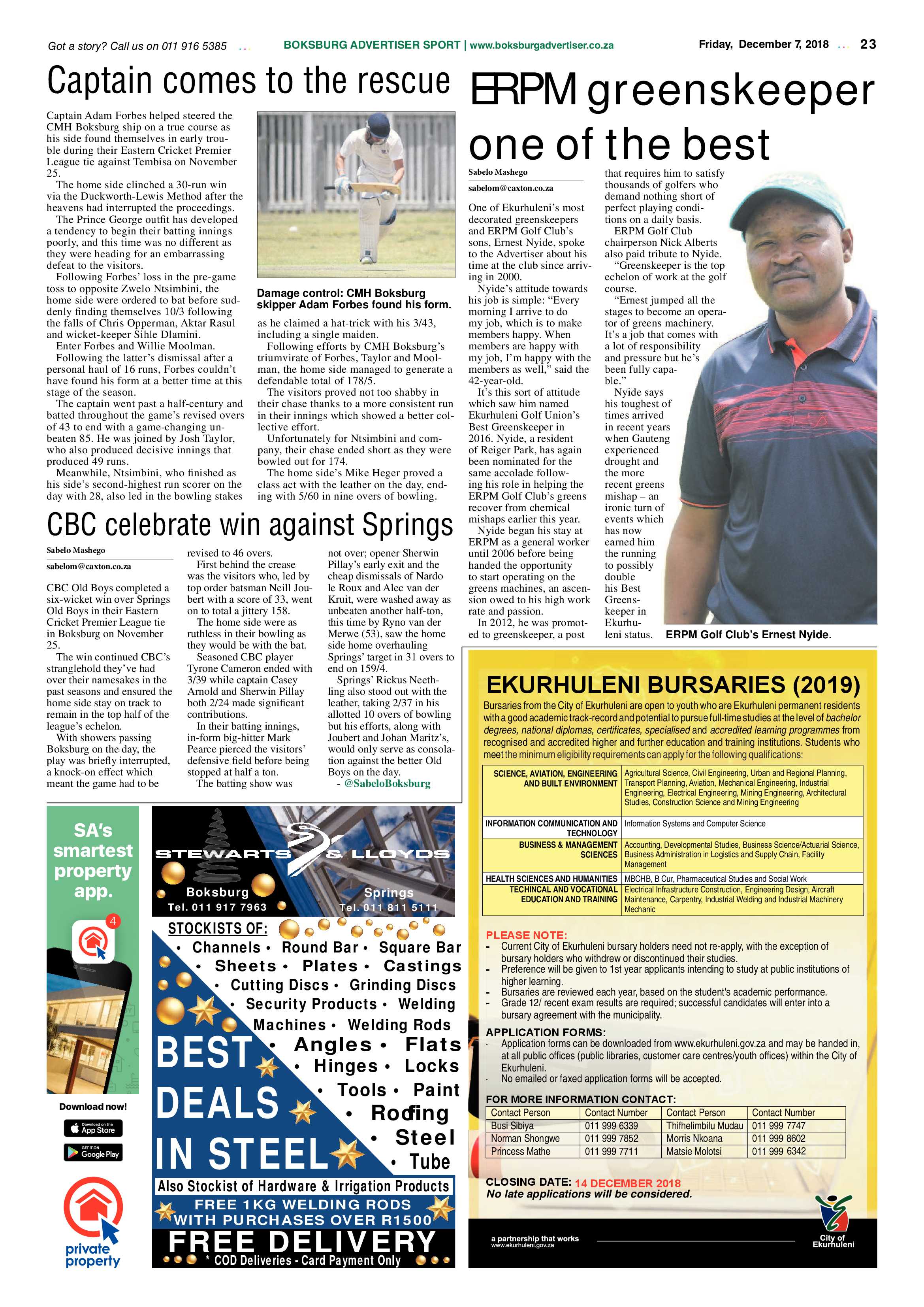 Boksburg Advertiser 04 December 2018 page 23