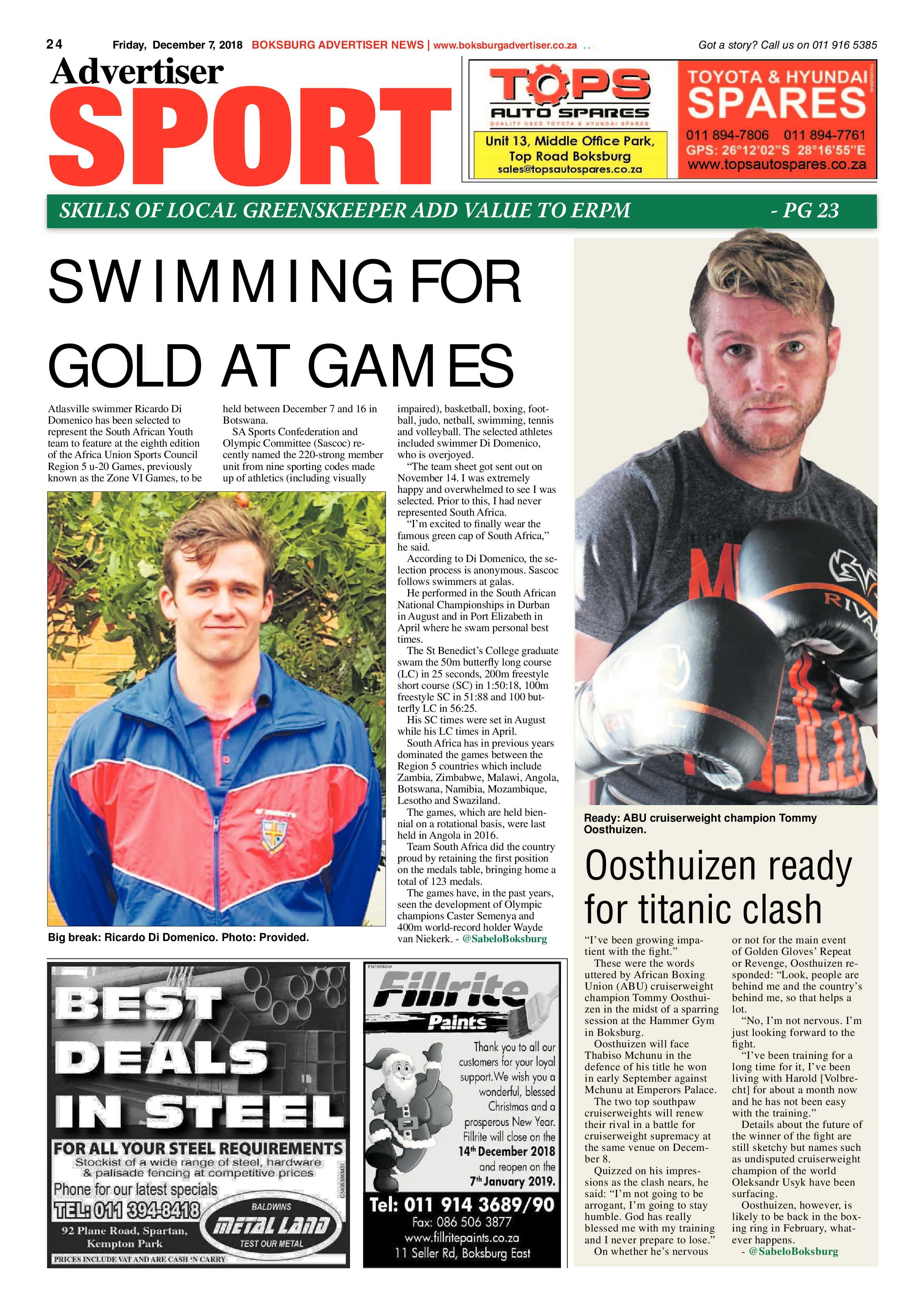 Boksburg Advertiser 04 December 2018 page 24