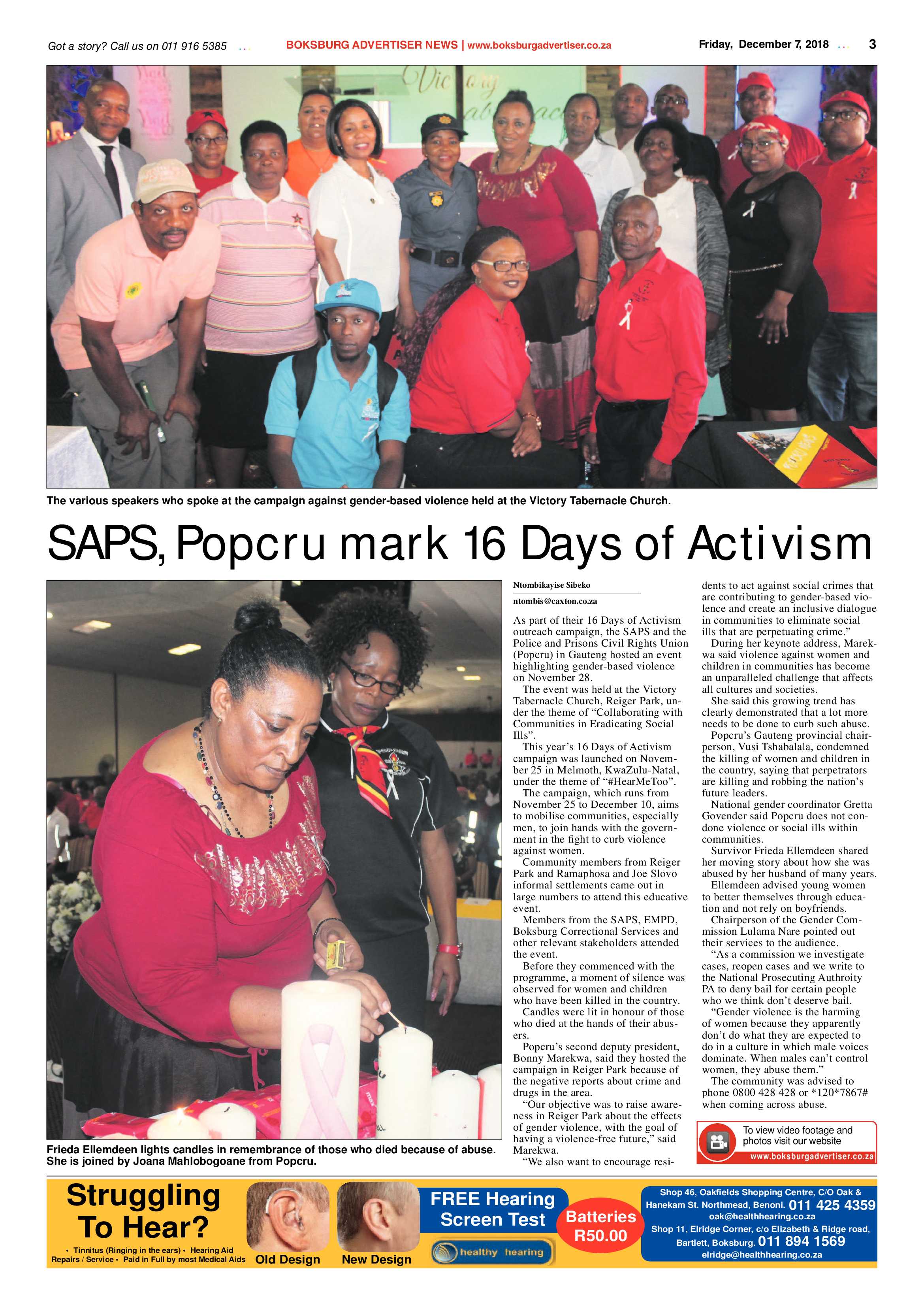 Boksburg Advertiser 04 December 2018 page 3