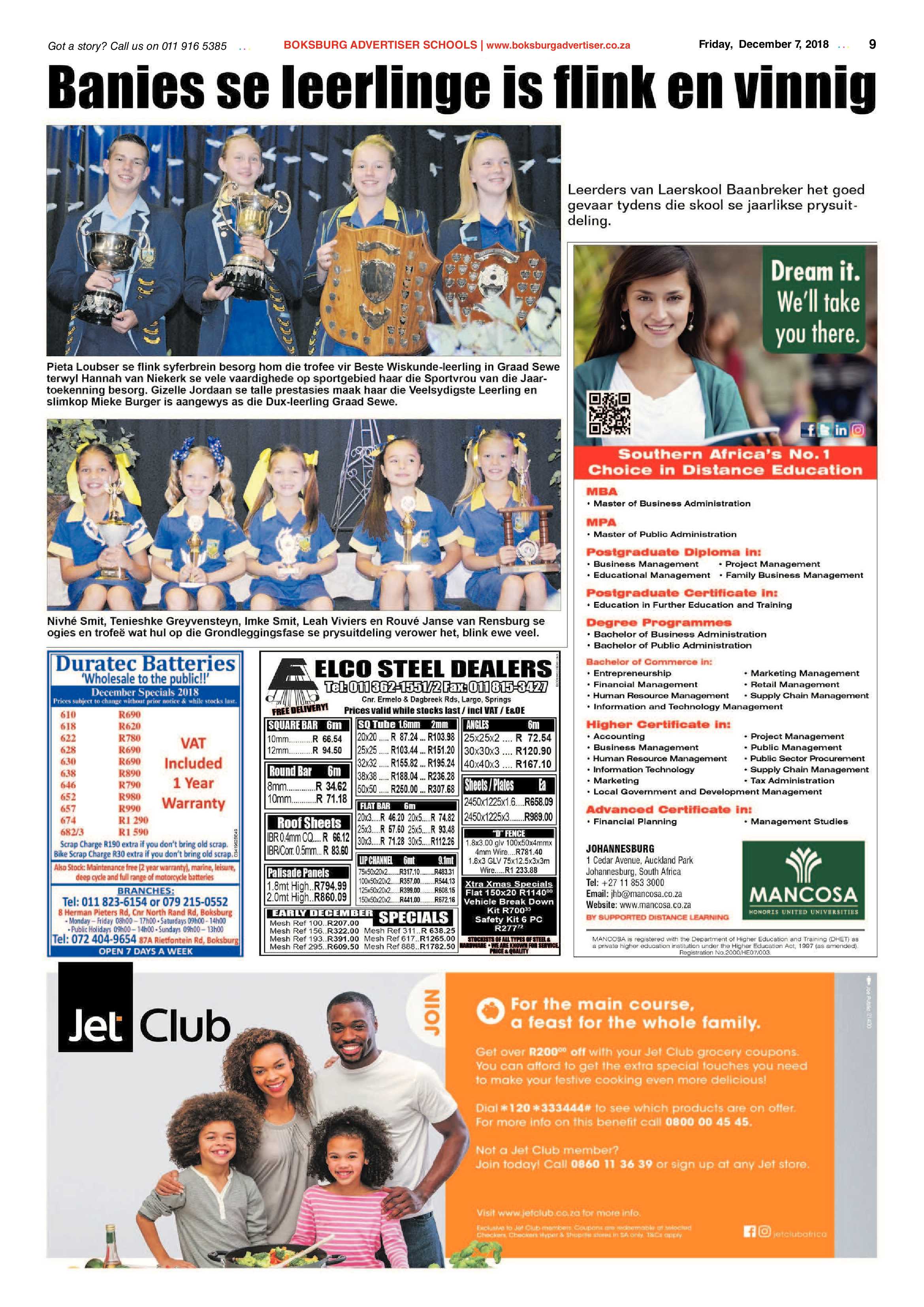 Boksburg Advertiser 04 December 2018 page 9
