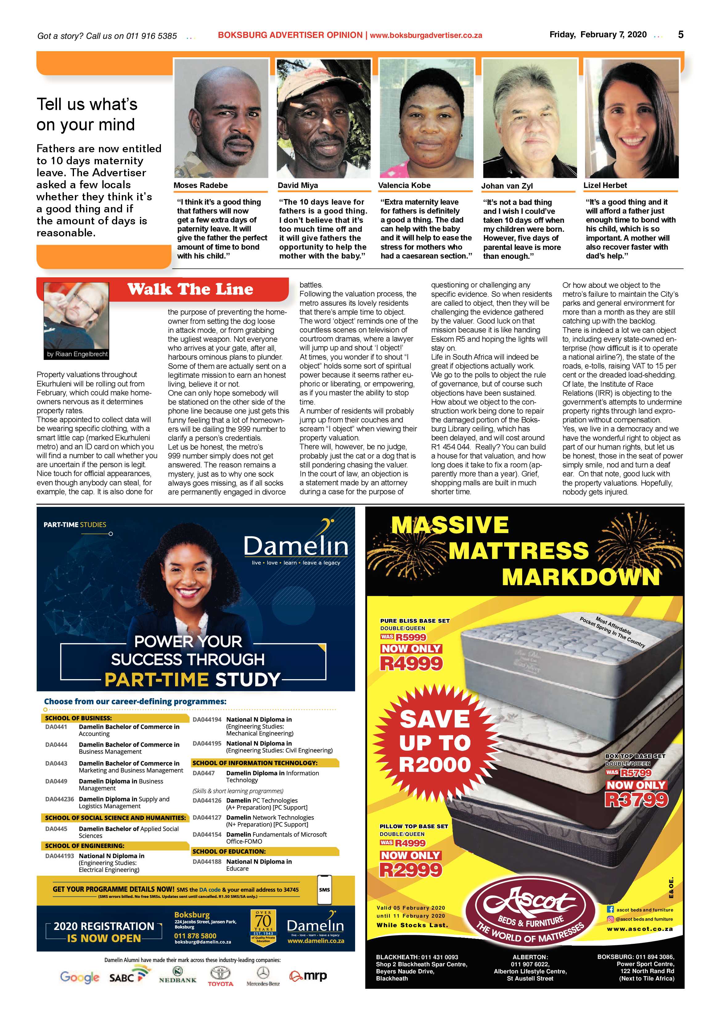 Boksburg Advertiser 04 February 2020 page 5