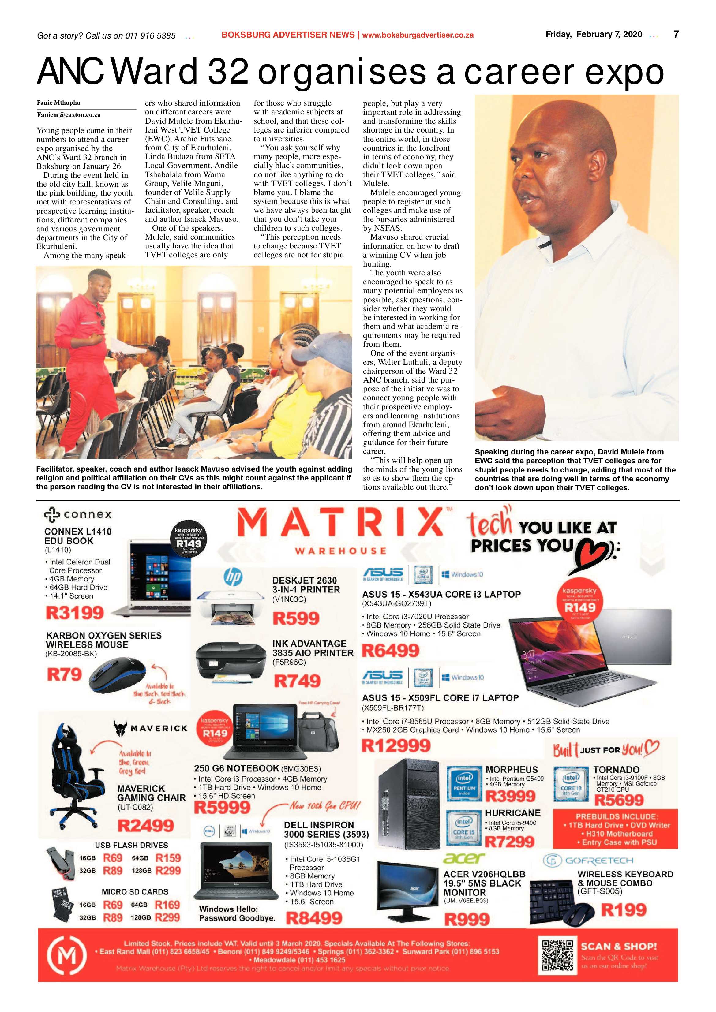 Boksburg Advertiser 04 February 2020 page 7