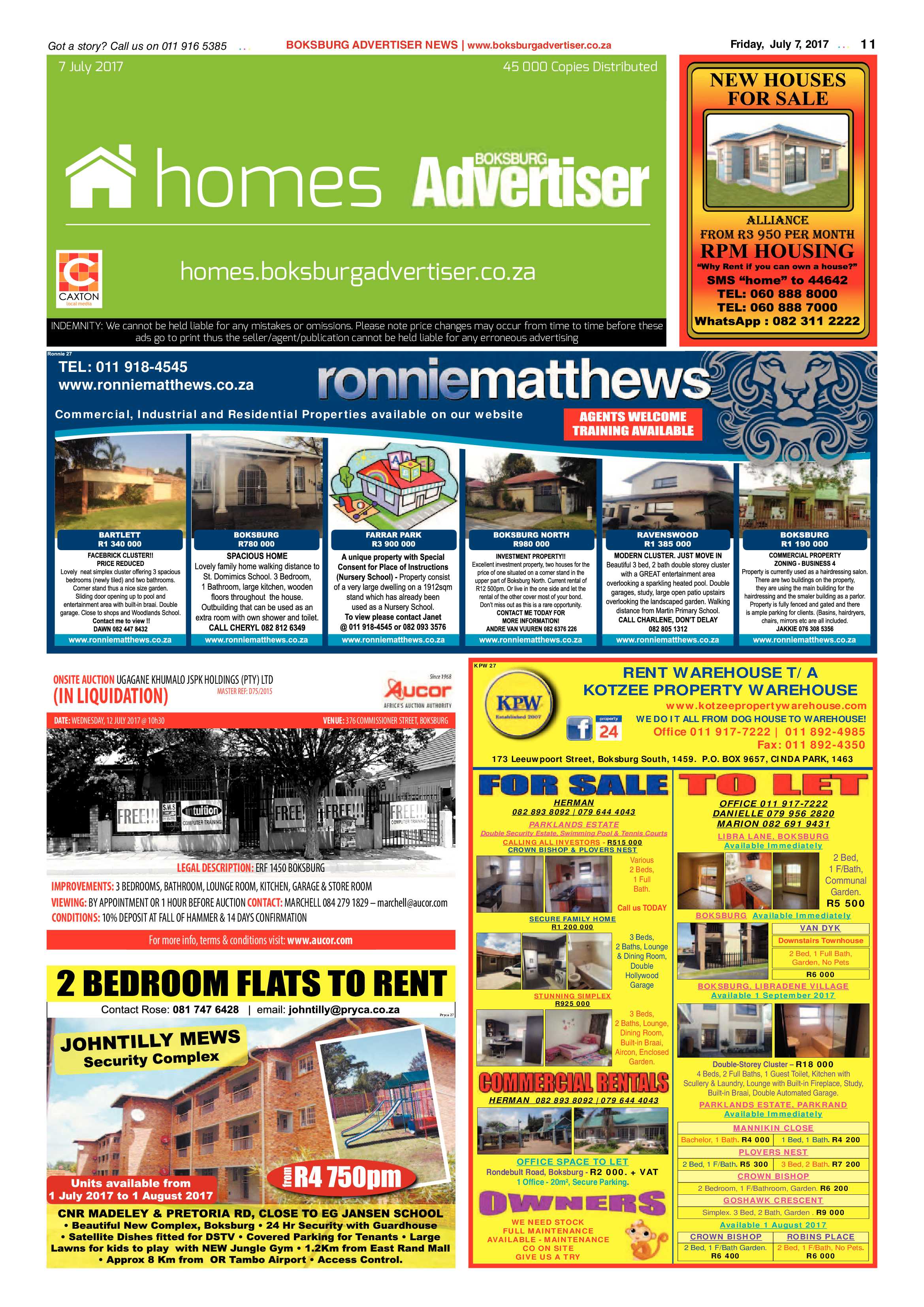Boksburg Advertiser 04 July 2017 page 11