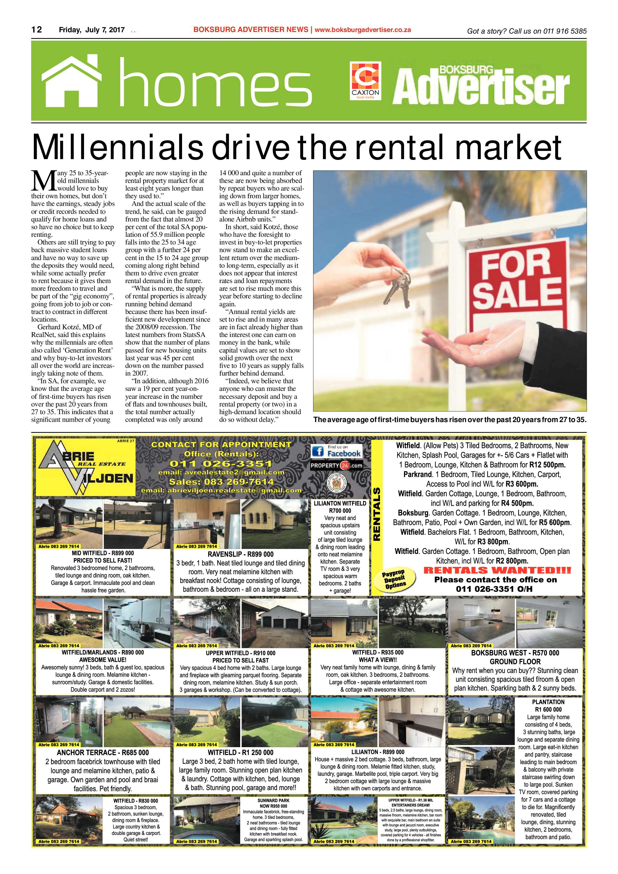 Boksburg Advertiser 04 July 2017 page 12