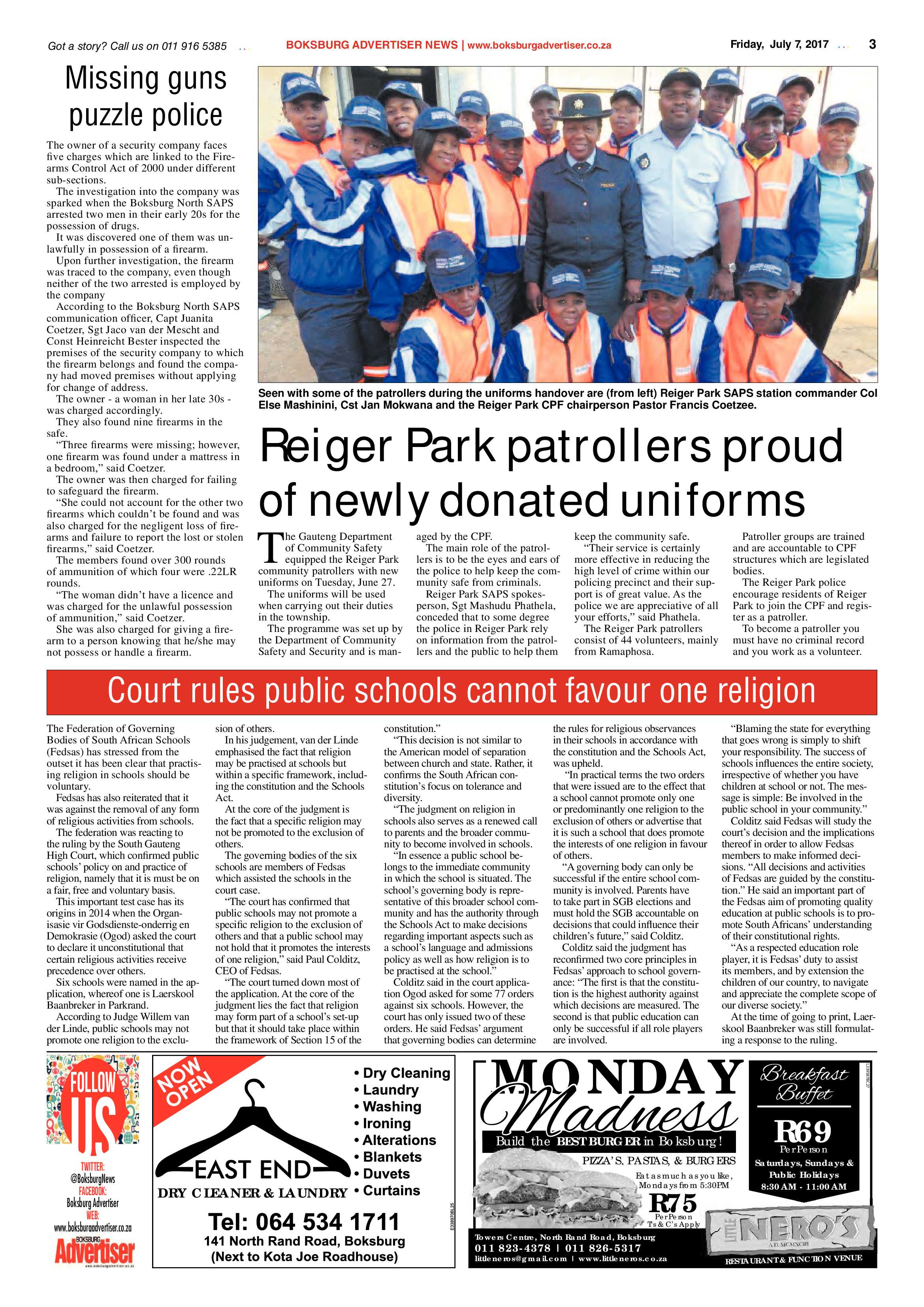 Boksburg Advertiser 04 July 2017 page 3