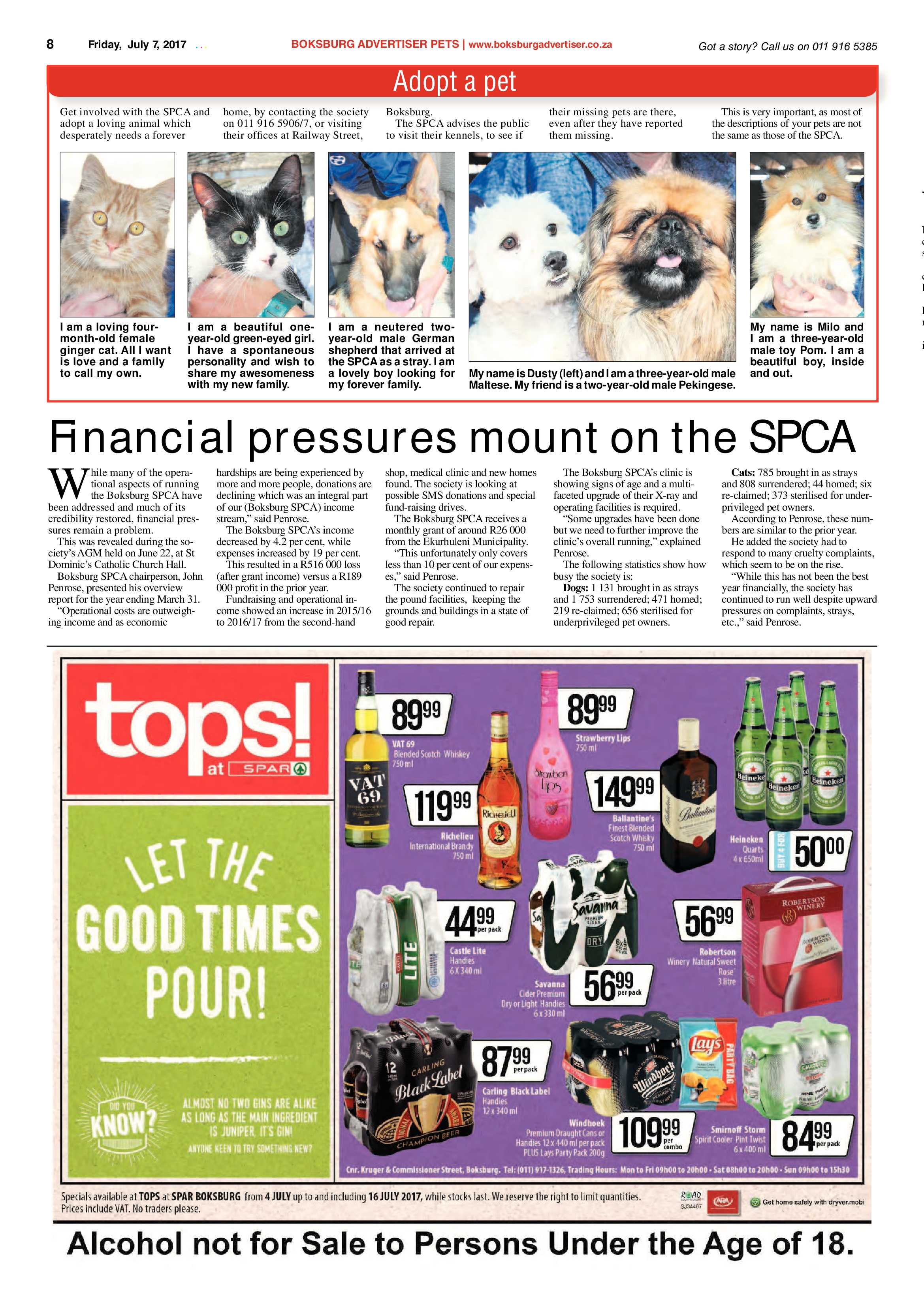 Boksburg Advertiser 04 July 2017 page 8