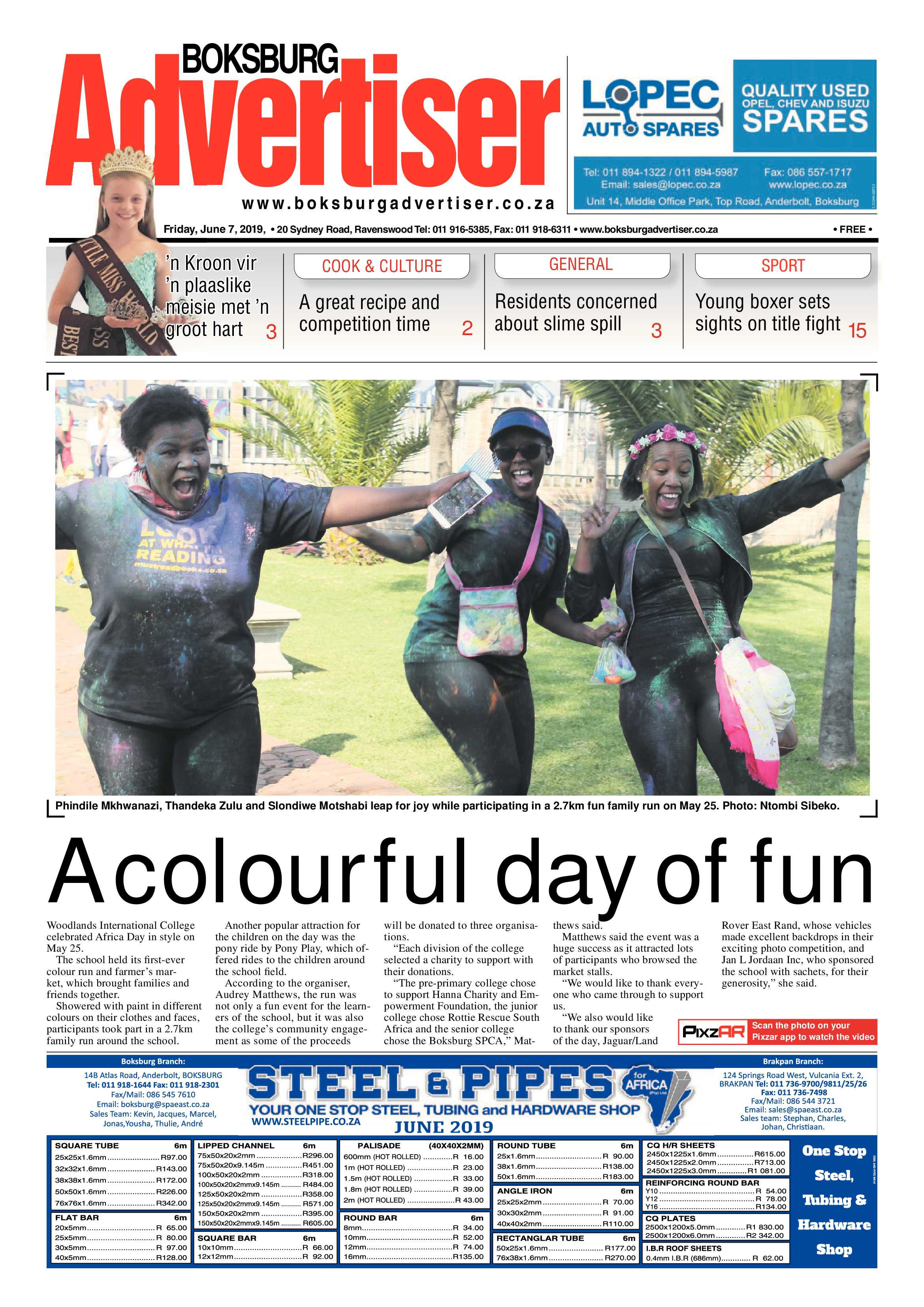 Boksburg Advertiser 04 June 2019 page 1