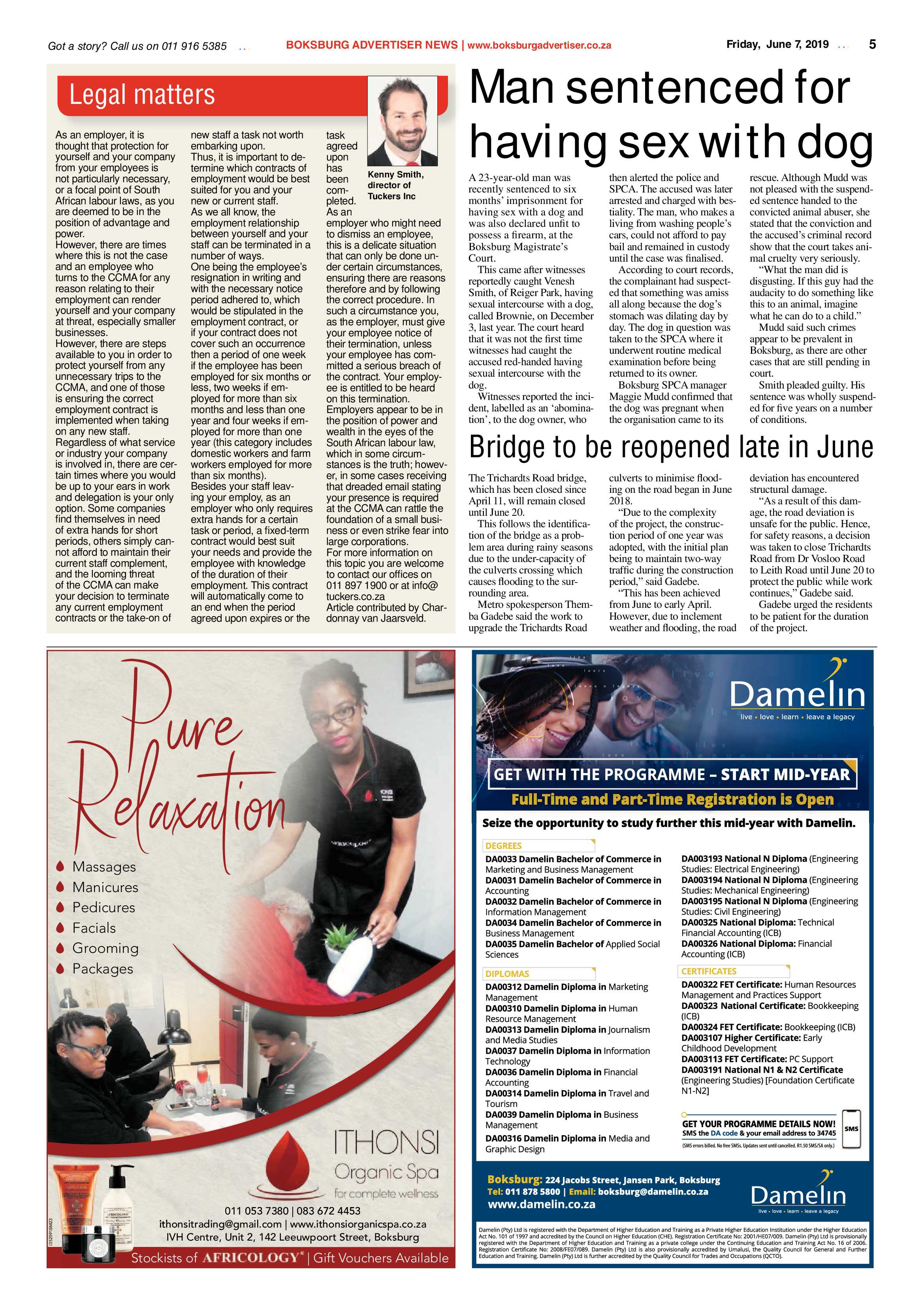 Boksburg Advertiser 04 June 2019 page 5