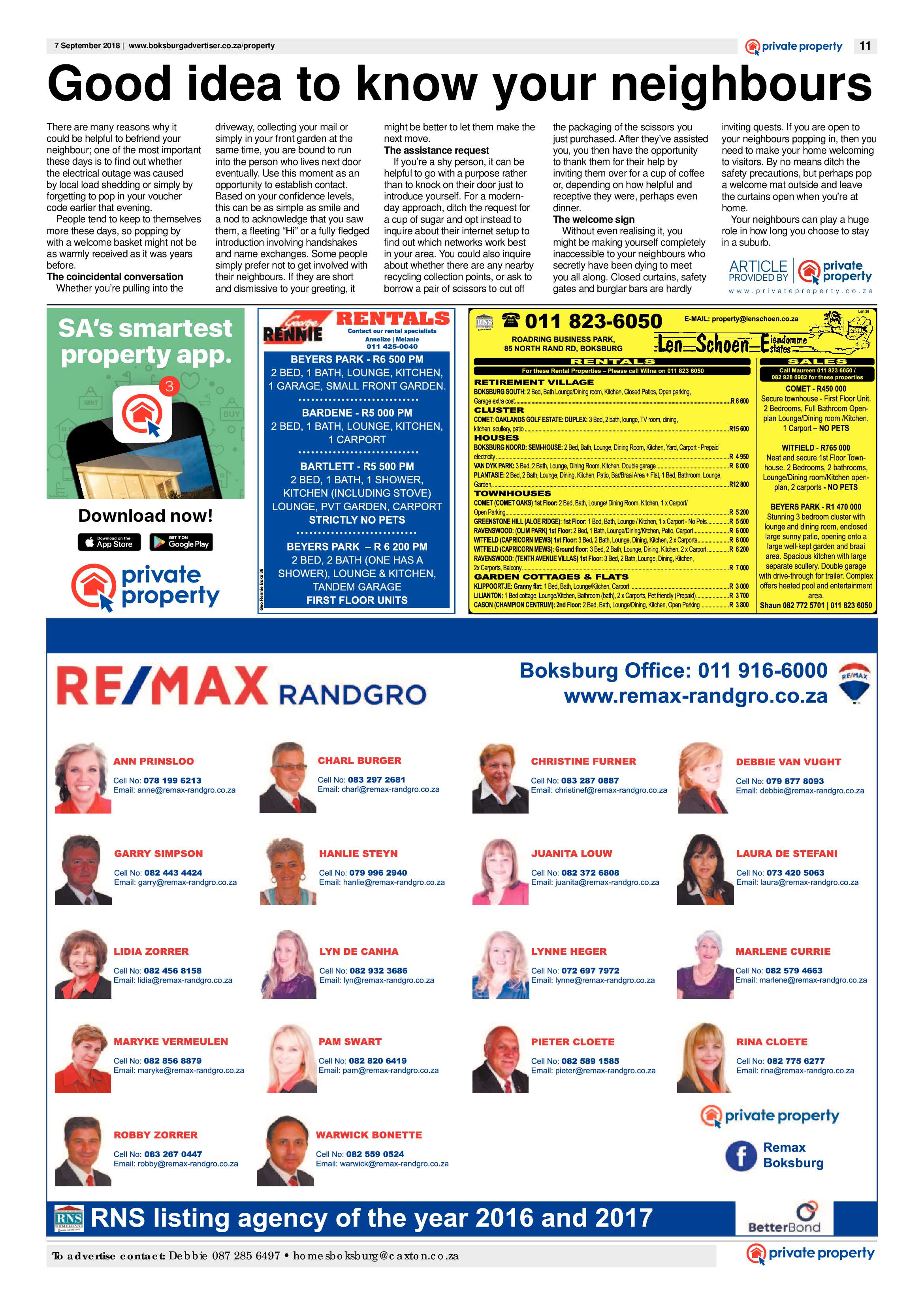 Boksburg Advertiser 04 September 2018 page 11