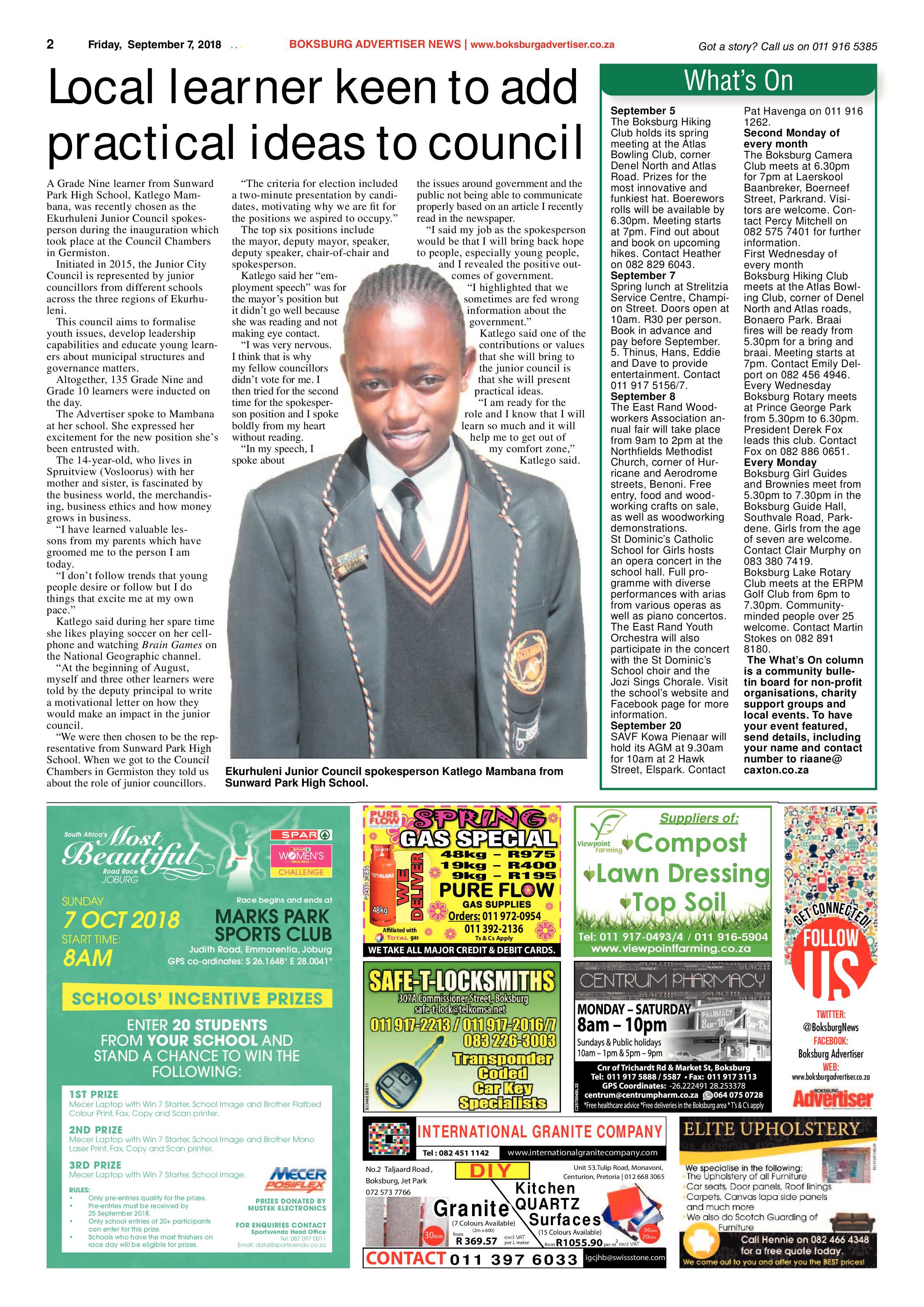 Boksburg Advertiser 04 September 2018 page 2