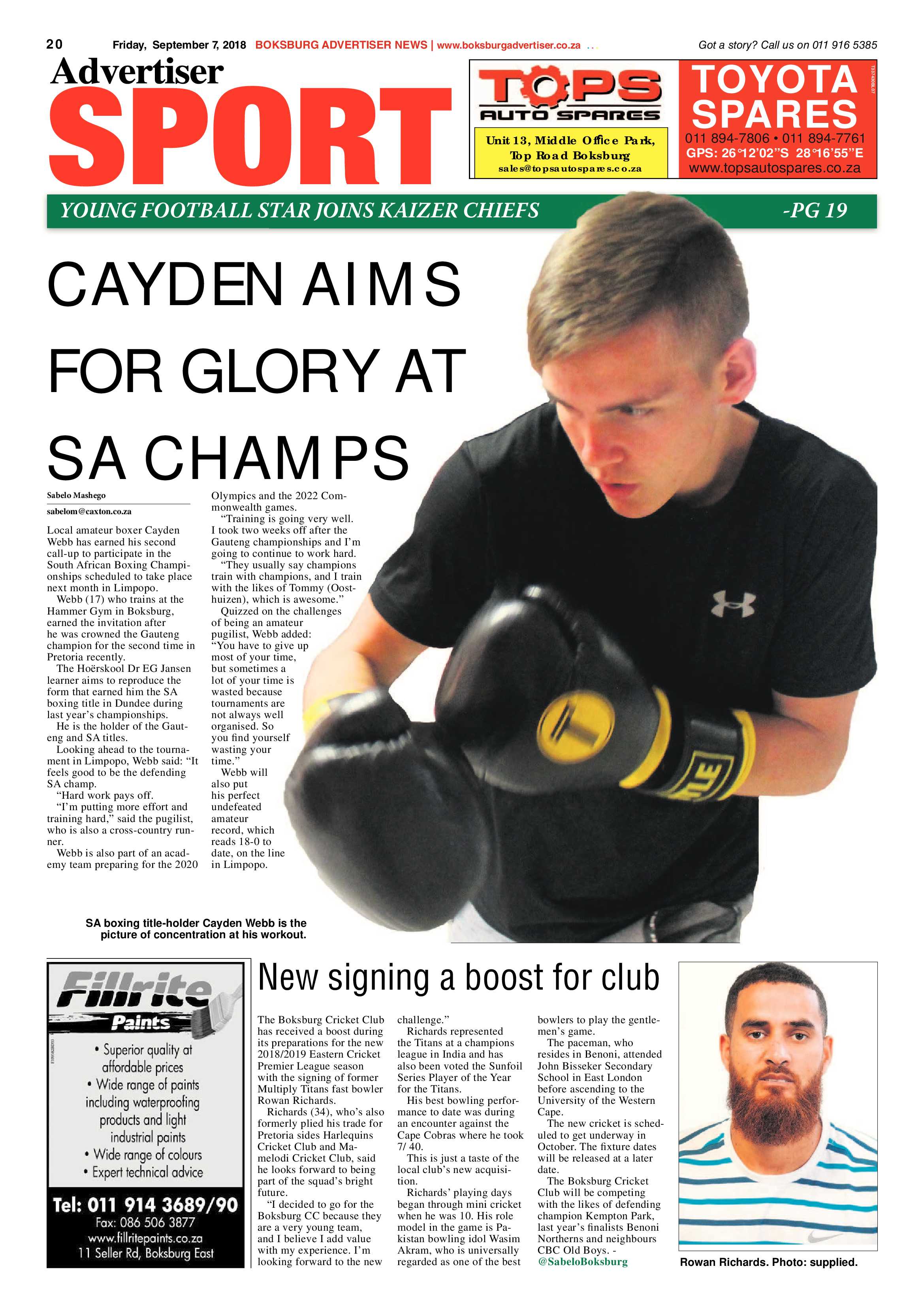 Boksburg Advertiser 04 September 2018 page 20