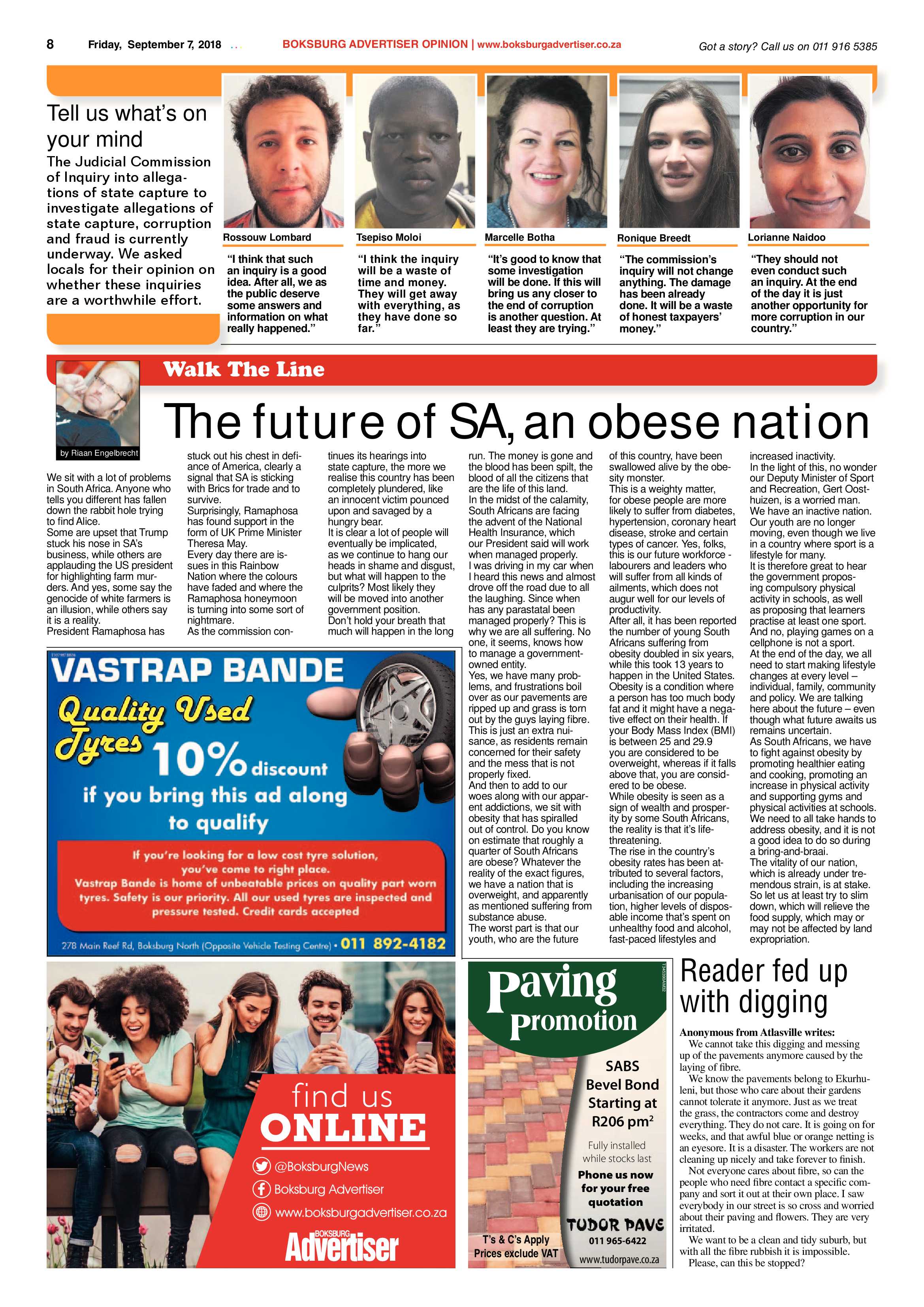 Boksburg Advertiser 04 September 2018 page 8
