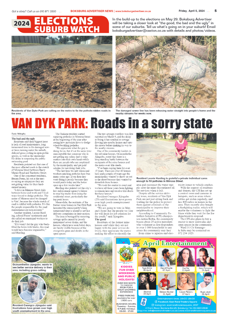 Boksburg Advertiser 05 April 2024 page 5