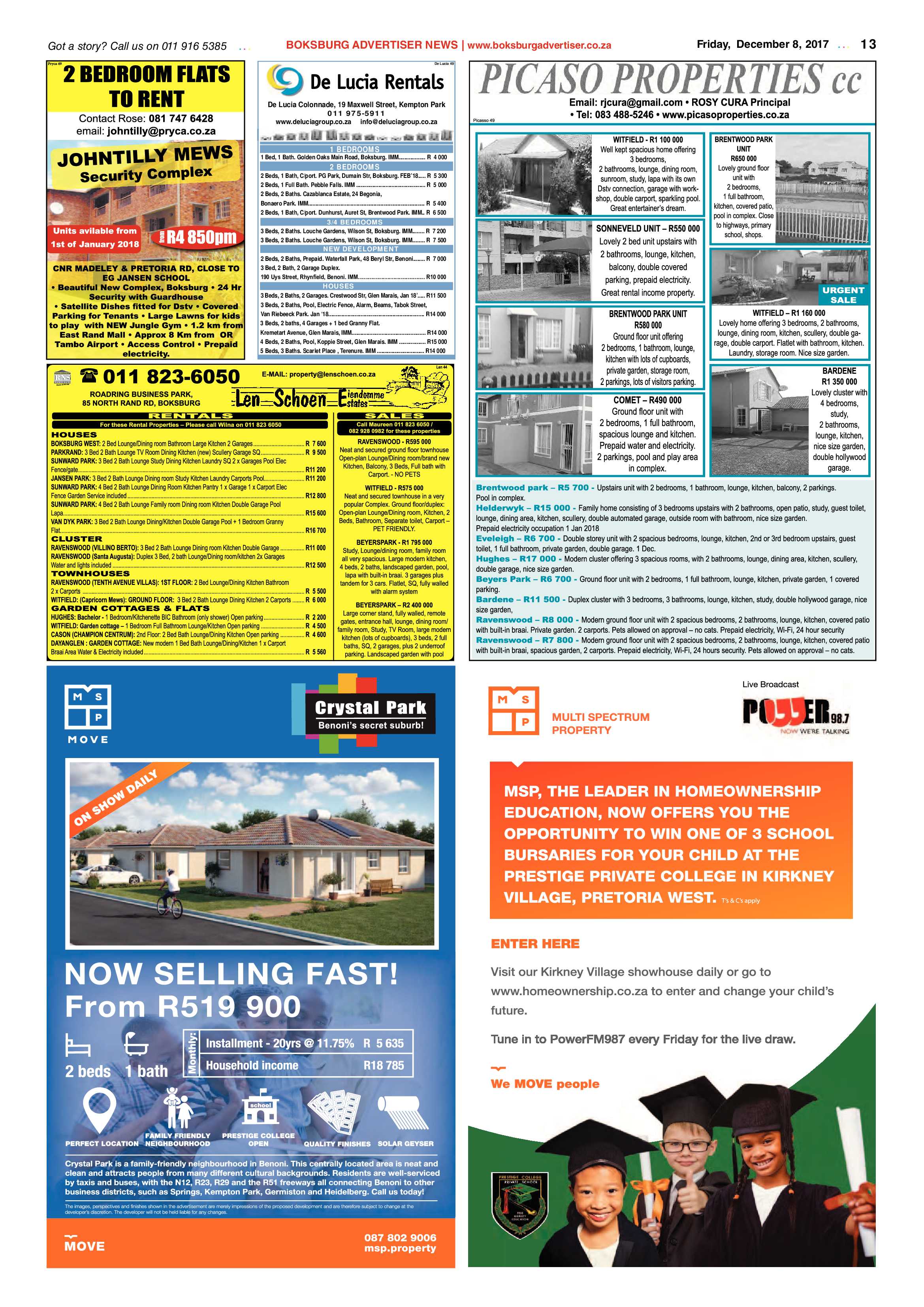 Boksburg Advertiser 05 December 2017 page 13