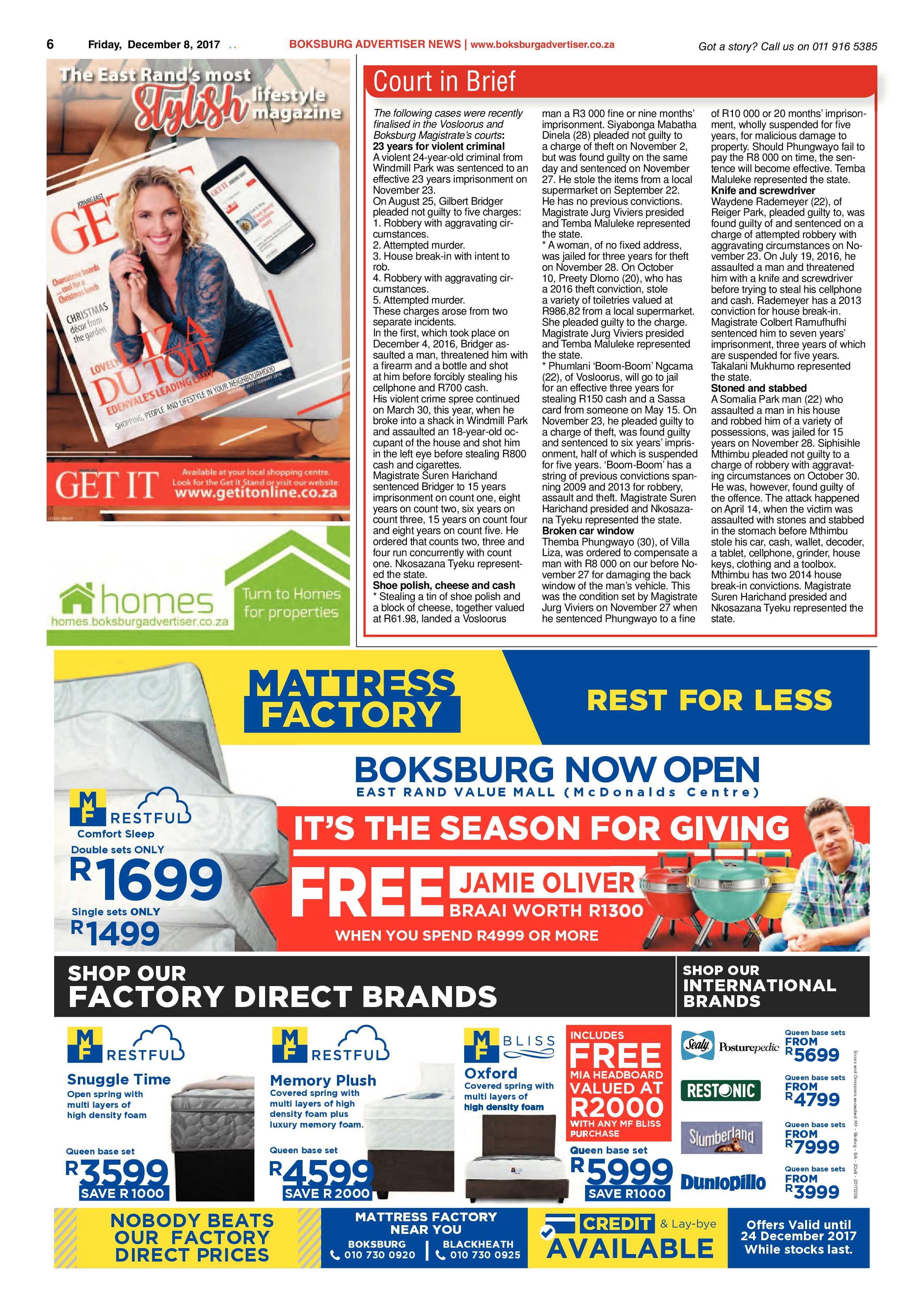 Boksburg Advertiser 05 December 2017 page 6