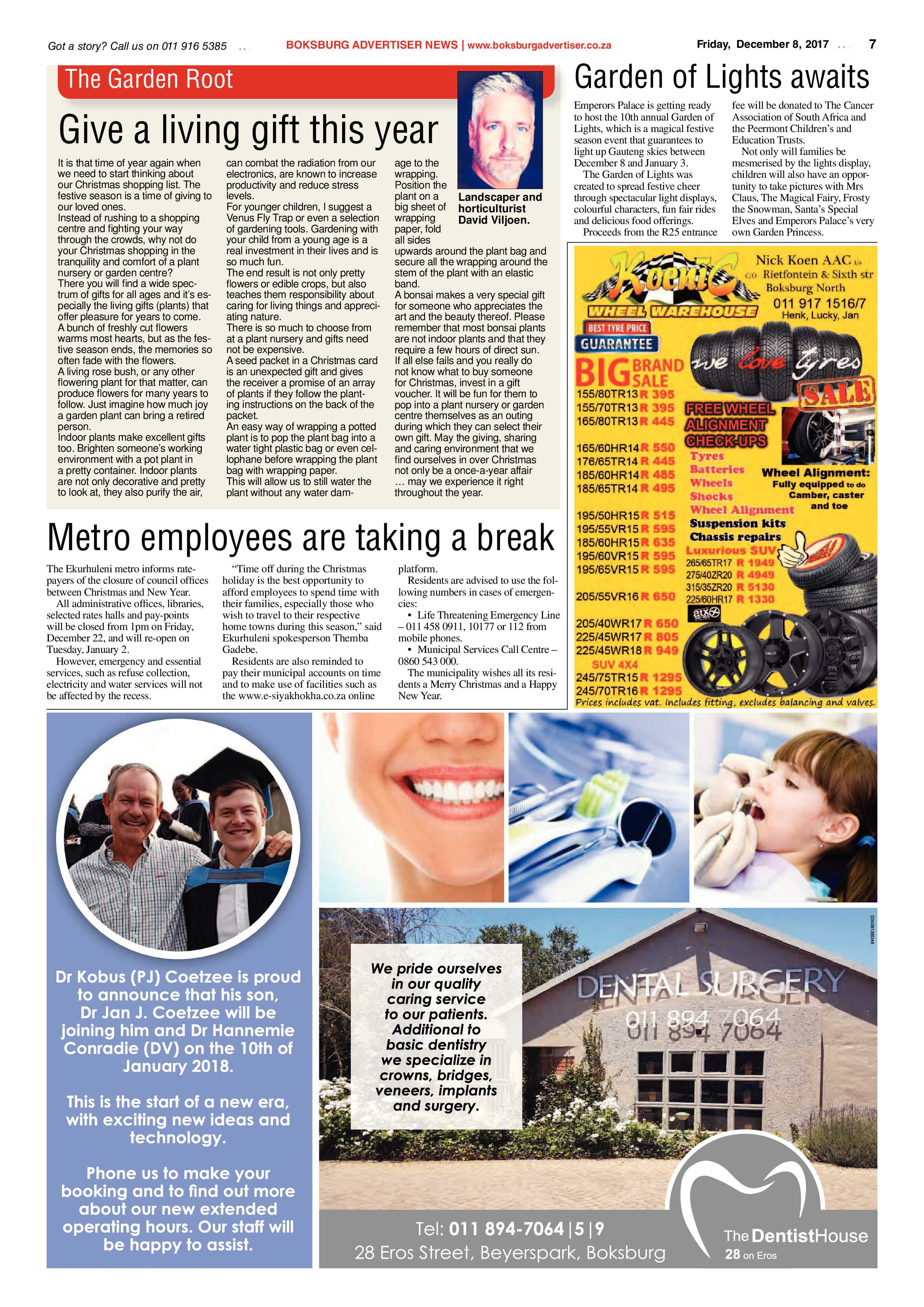 Boksburg Advertiser 05 December 2017 page 7