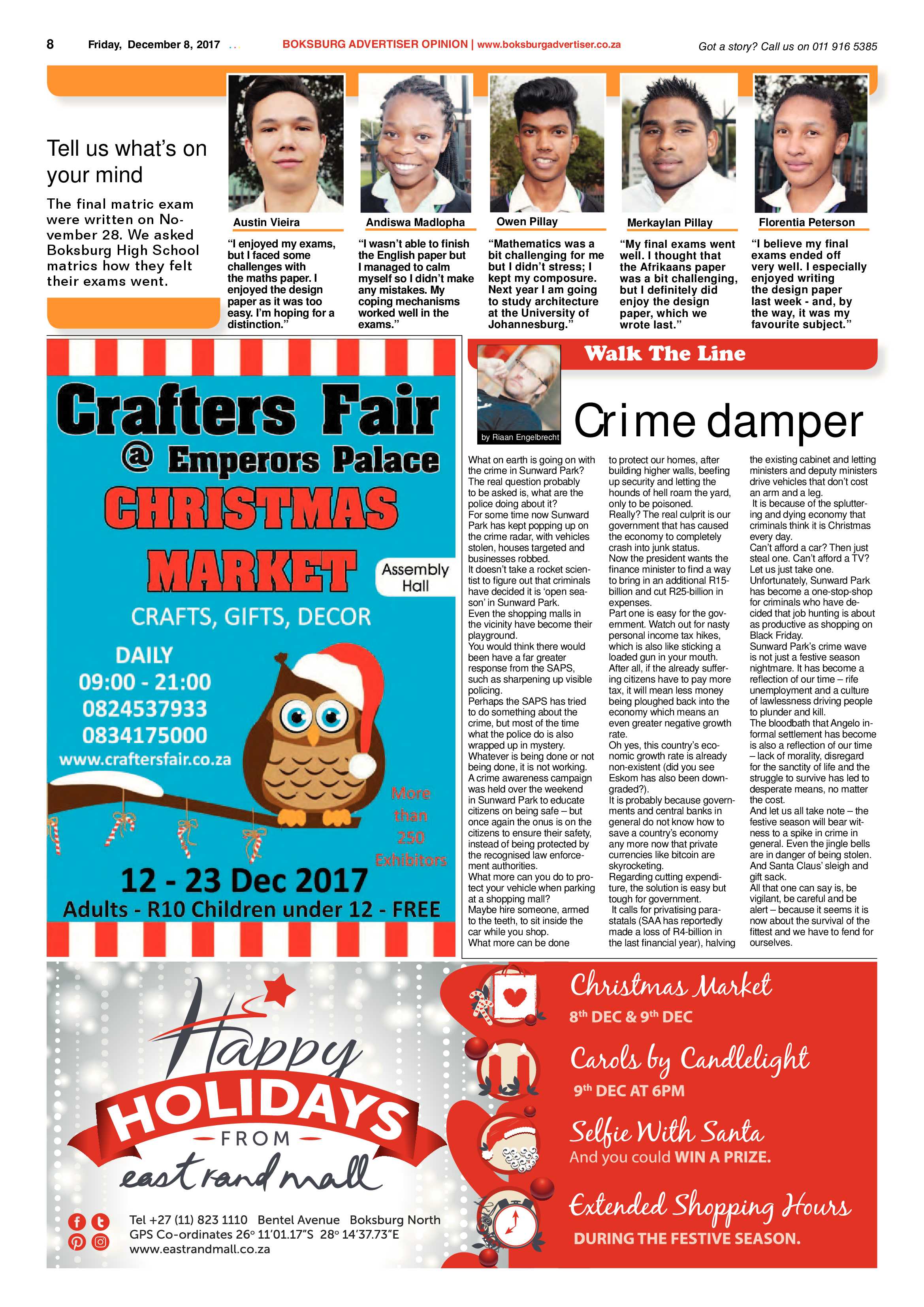 Boksburg Advertiser 05 December 2017 page 8
