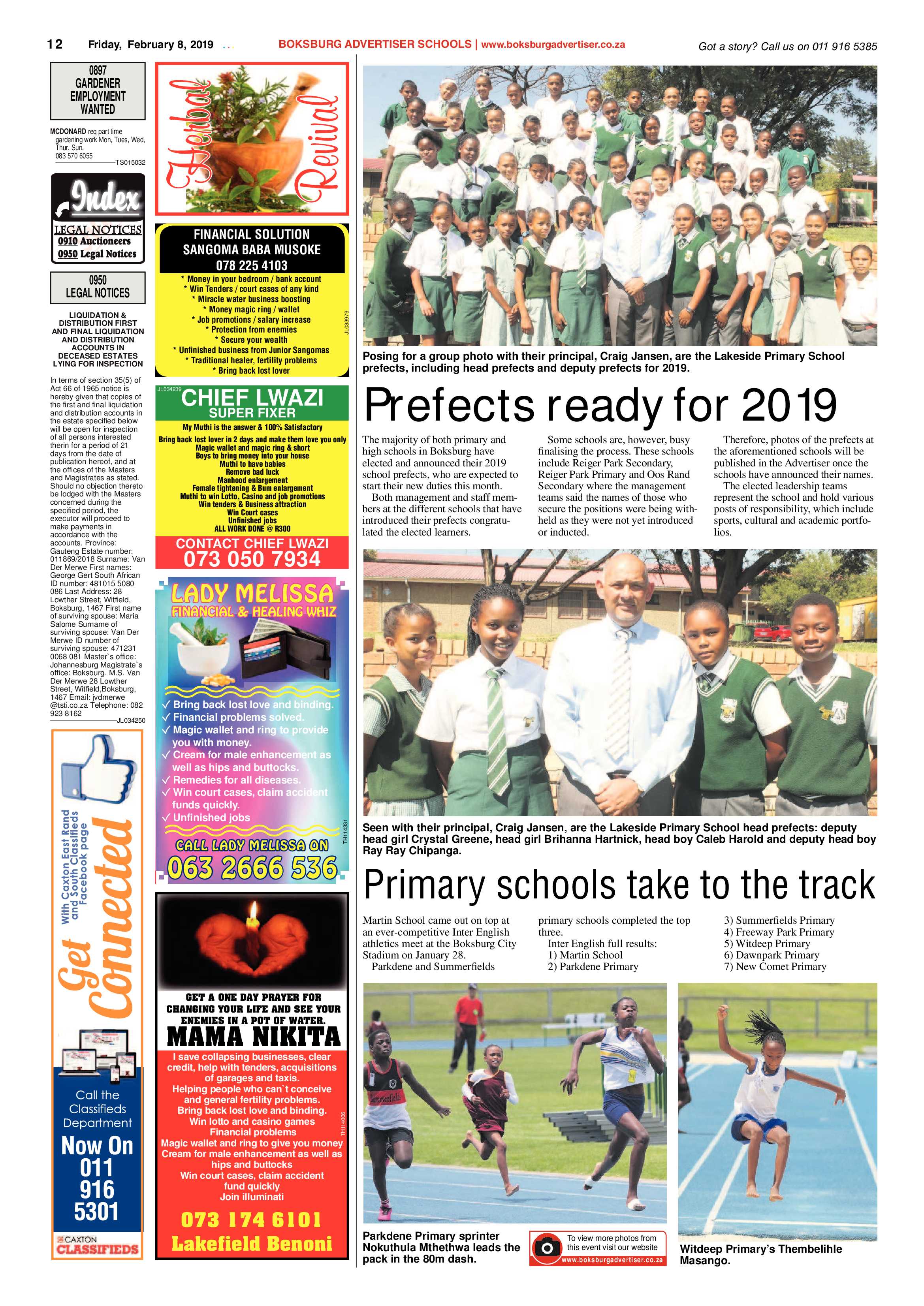 Boksburg Advertiser 05 February 2019 page 12